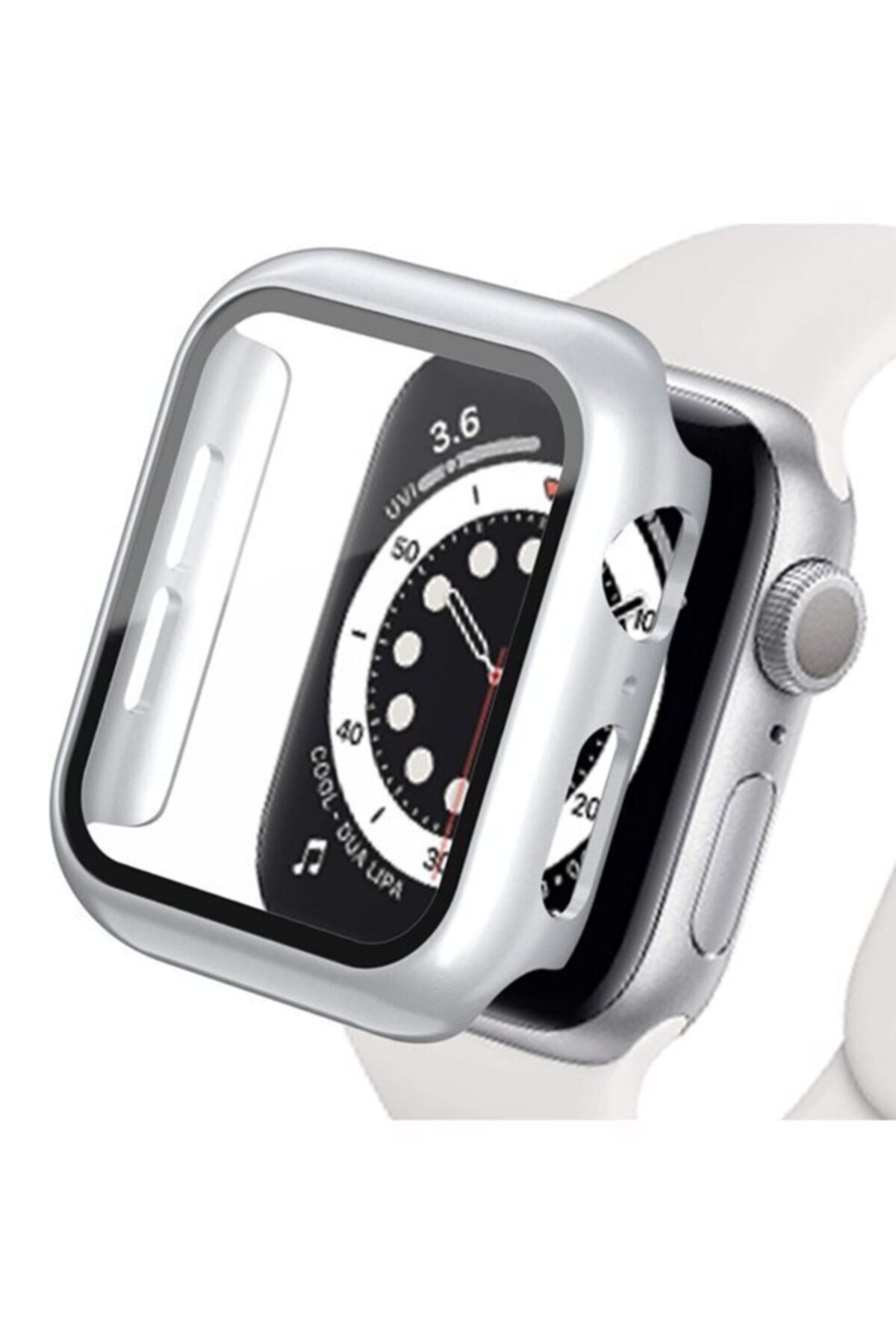 Minesk Apple Watch 1/2/3/4/5/6/se Seri Kasa Ve Ekran Koruyucu 38 Mm