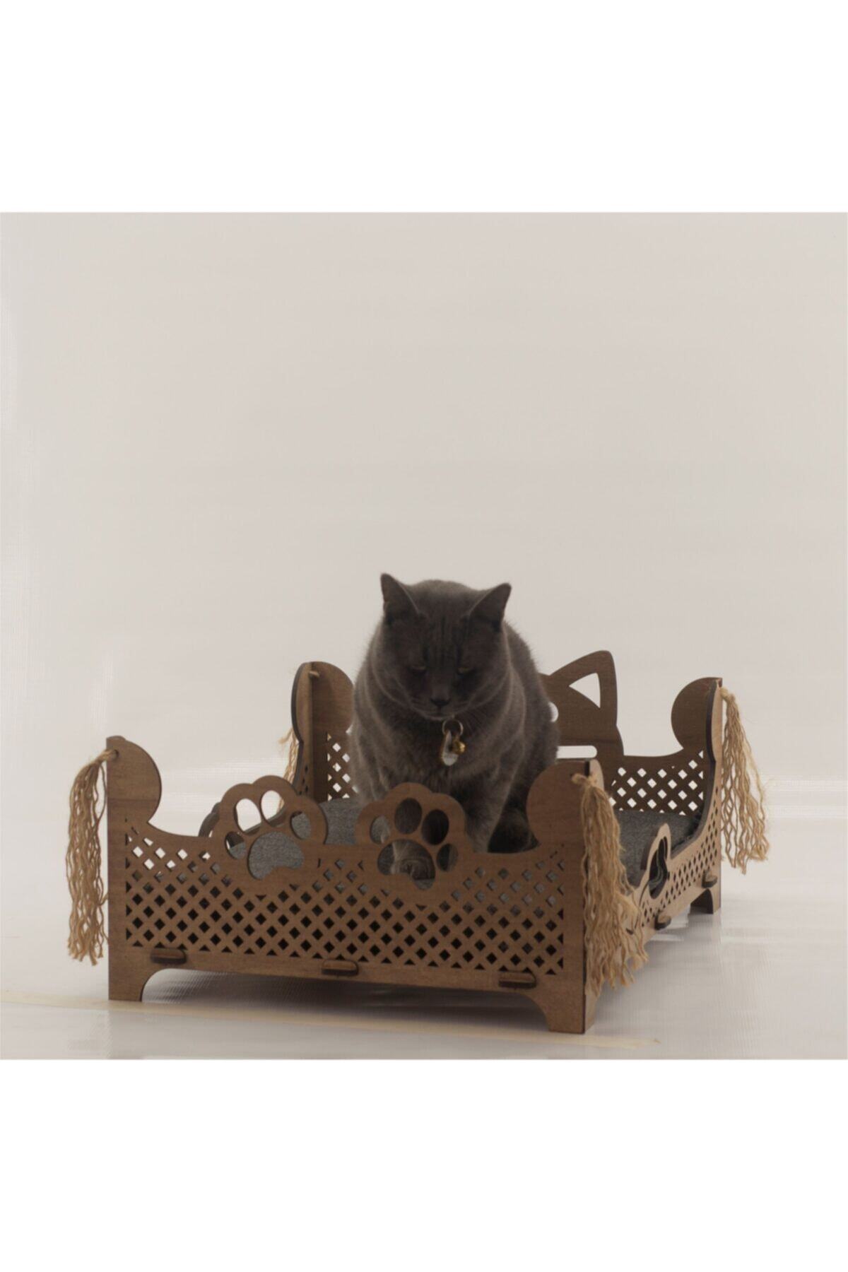 woodenreal 6mm Beşik Kedi Köpek Yatağı
