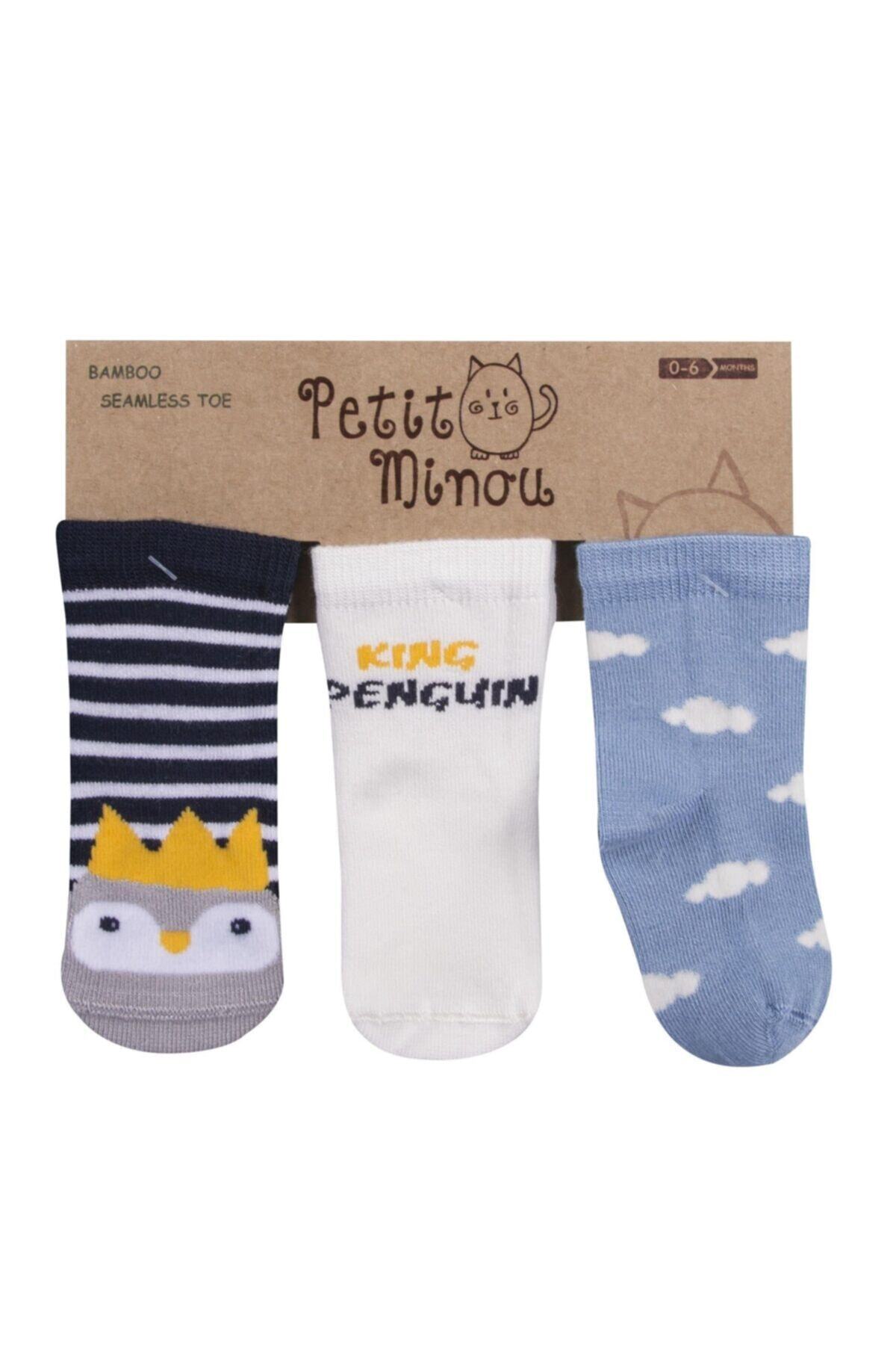 Step 3lü King Penguin Soket Çorap 2136 Karışık Renkli