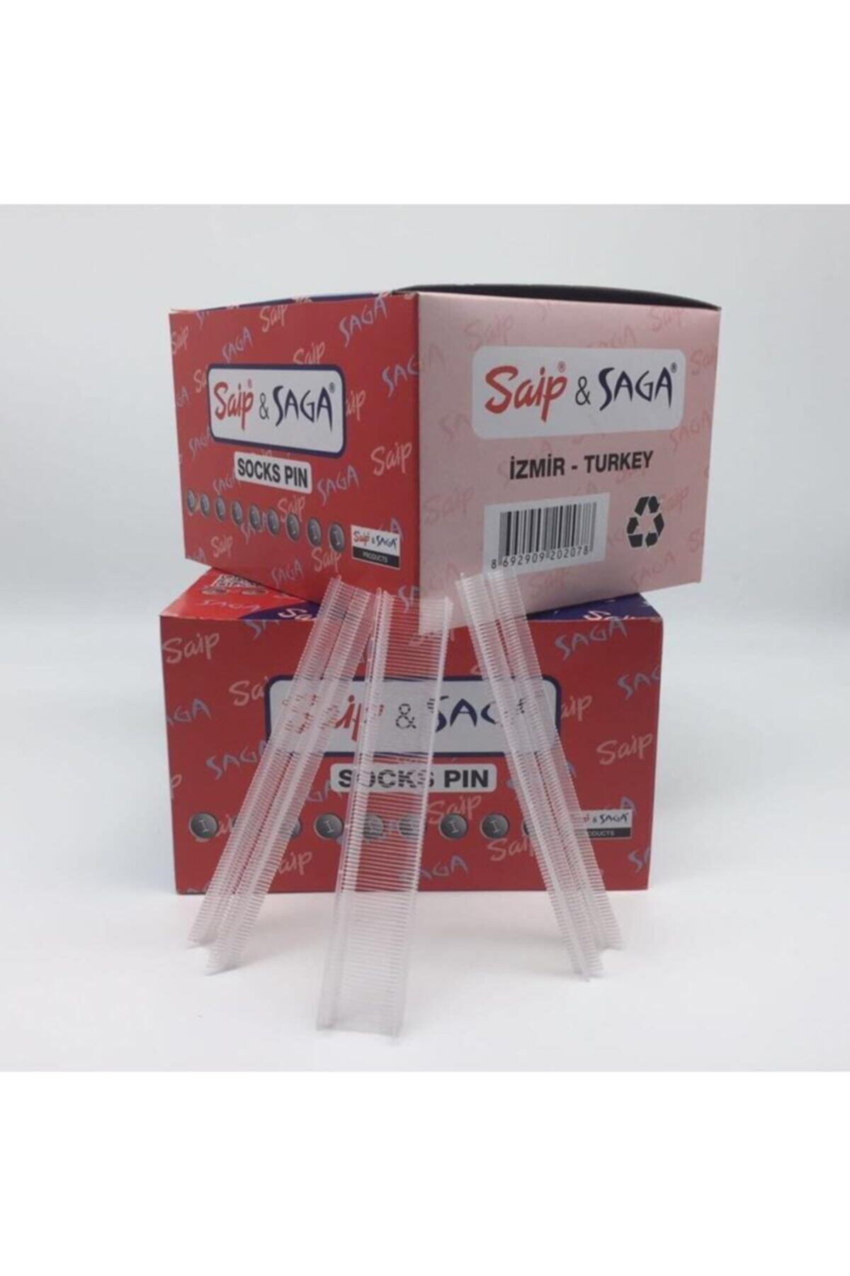 Saip 35 Mm Çorap Kılçığı 10,000 Li Kutu Şeffaf