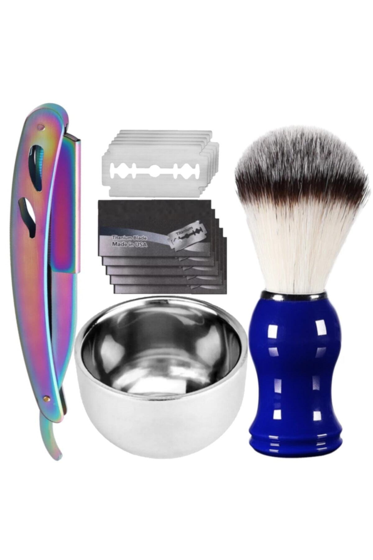 JUDAS Qualis Shave U3 Ustura + Fırça + Kase + 5 Adet Jilet