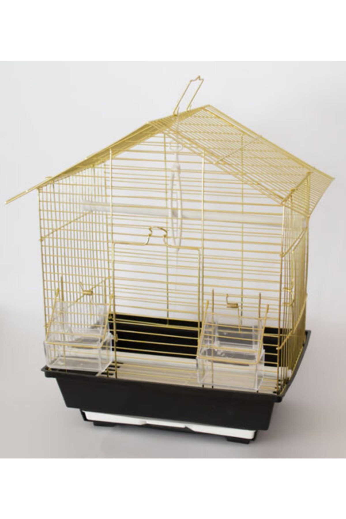 EuroGold Qh Pet Cage Pirinç Kaplama Kuş Kafesi 30 X 23 X 39 Cm