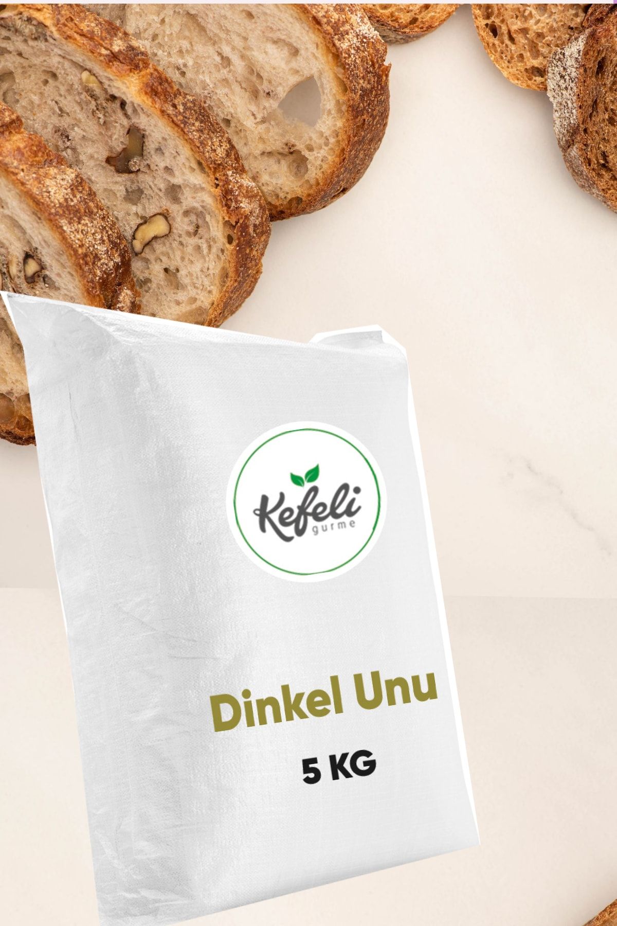 Kefeli İyi Tarım Spelt (dinkel) Unu Konya Menşeili Ata Tohum %100 Yerli 5 Kg & 5000gr