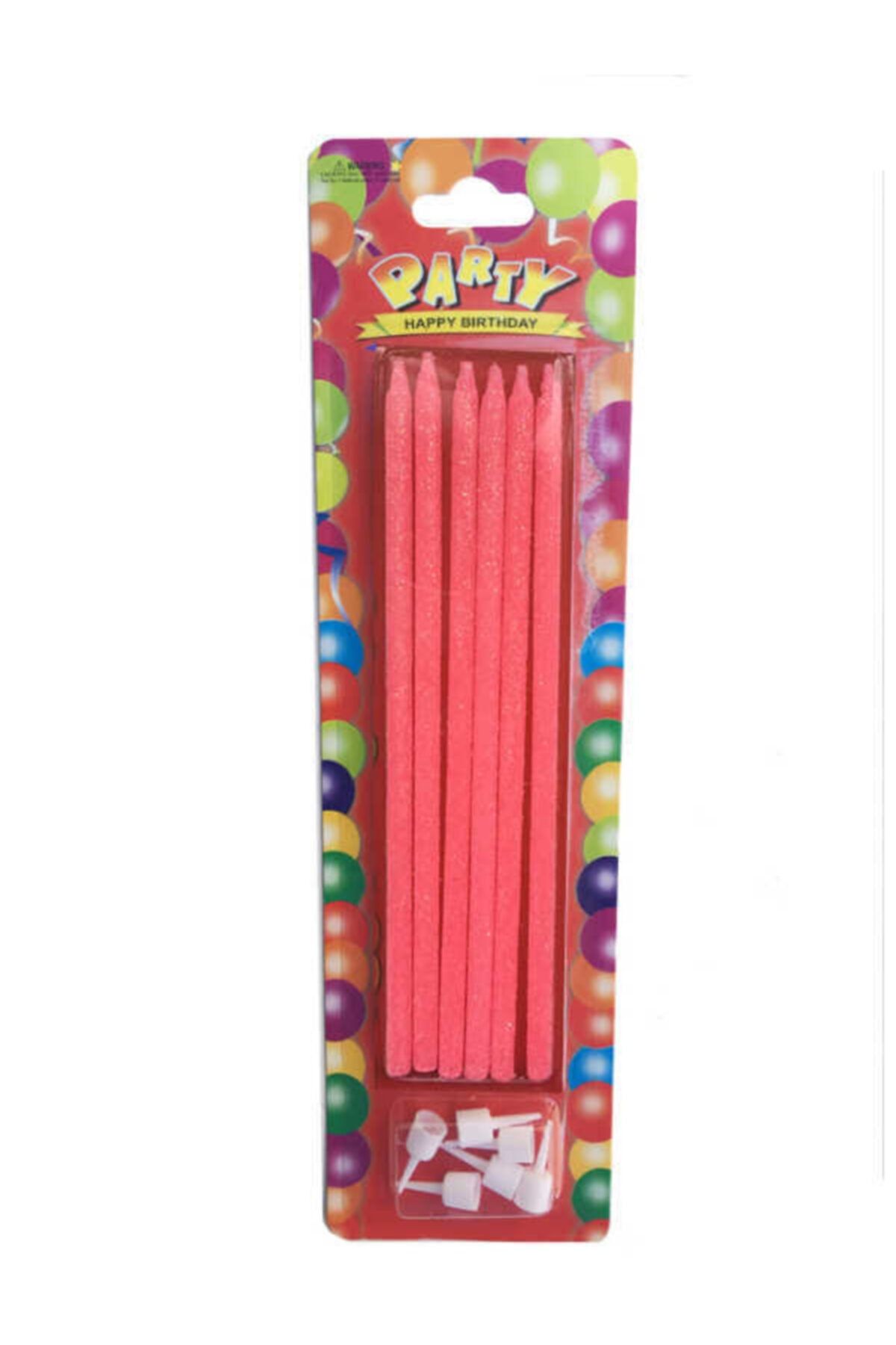 whiteavm Pembe Simli Mum14 cm Kl:288 6 Adet