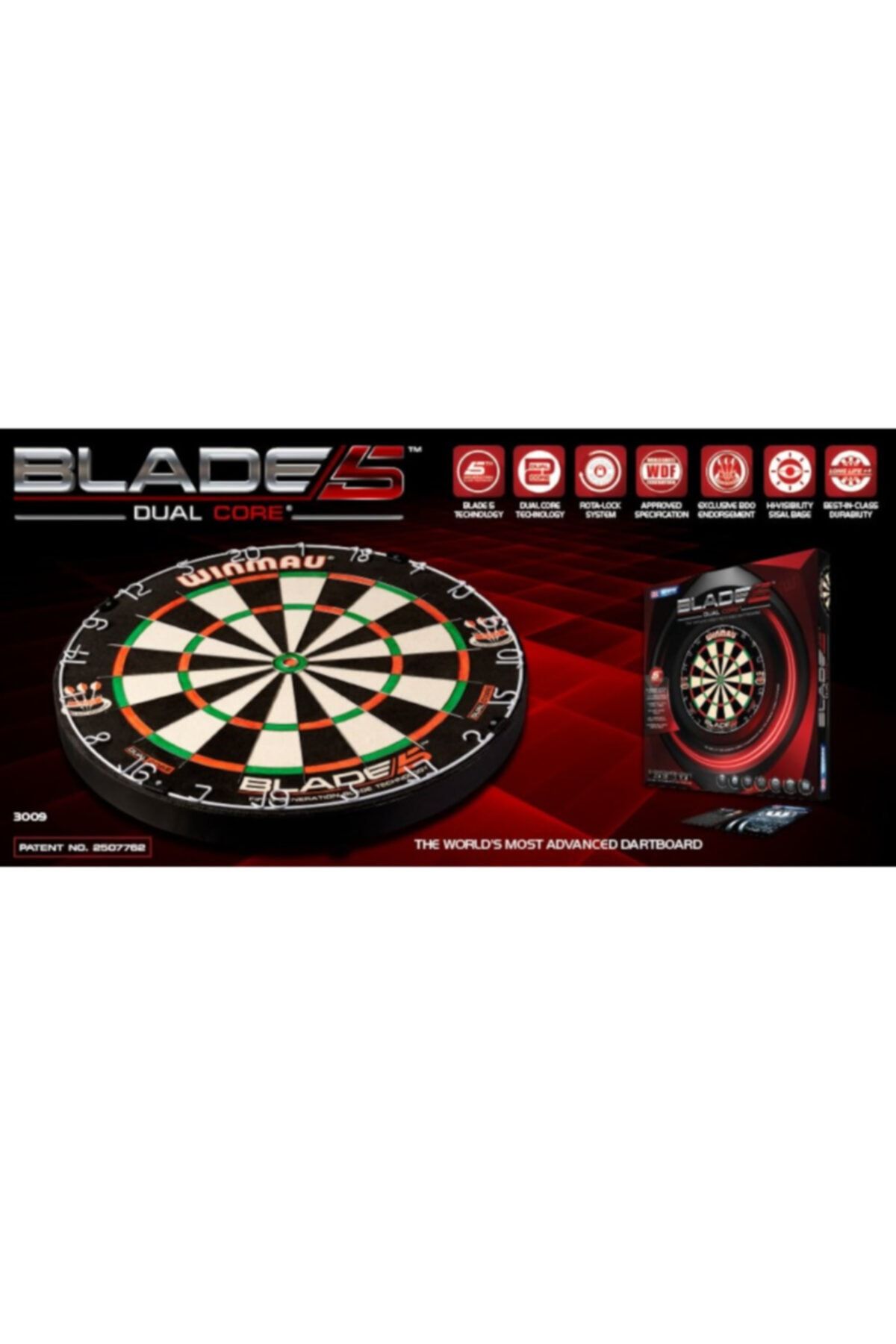 WINMAU Blade 5 Dartboard Hedef Tahtası