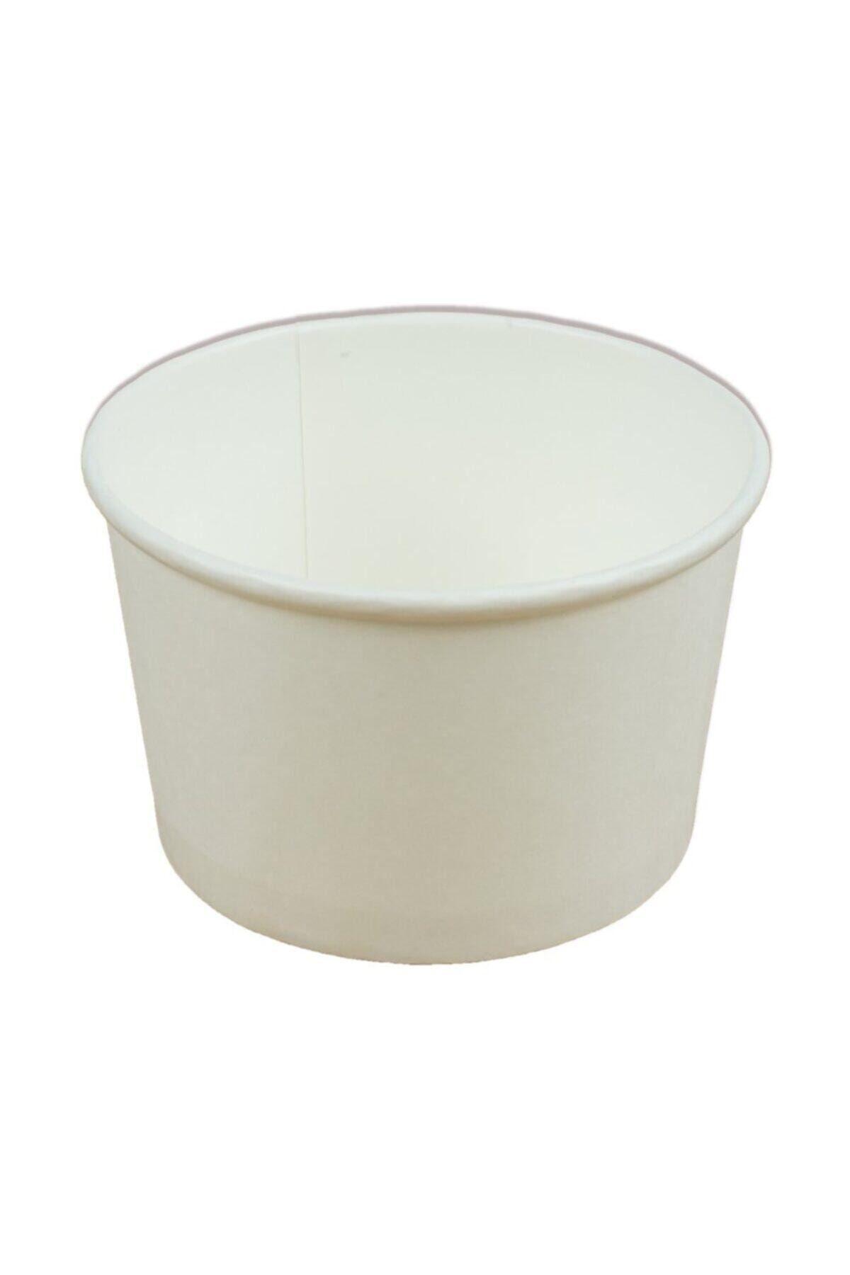 edukkanim 16 Oz Karton Kapaklı Çorba Kasesi 25 Adet