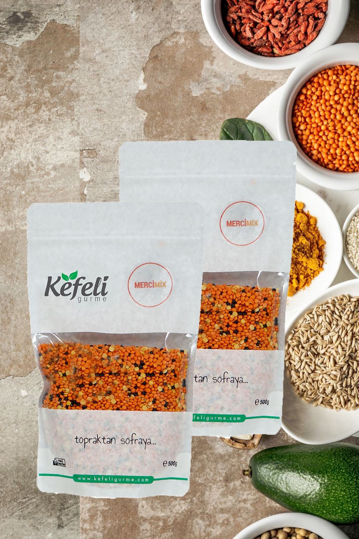 Kefeli %100 Yerli Iyi Tarım Mercimix Doğal Üretim 1 Kg & 1000gr