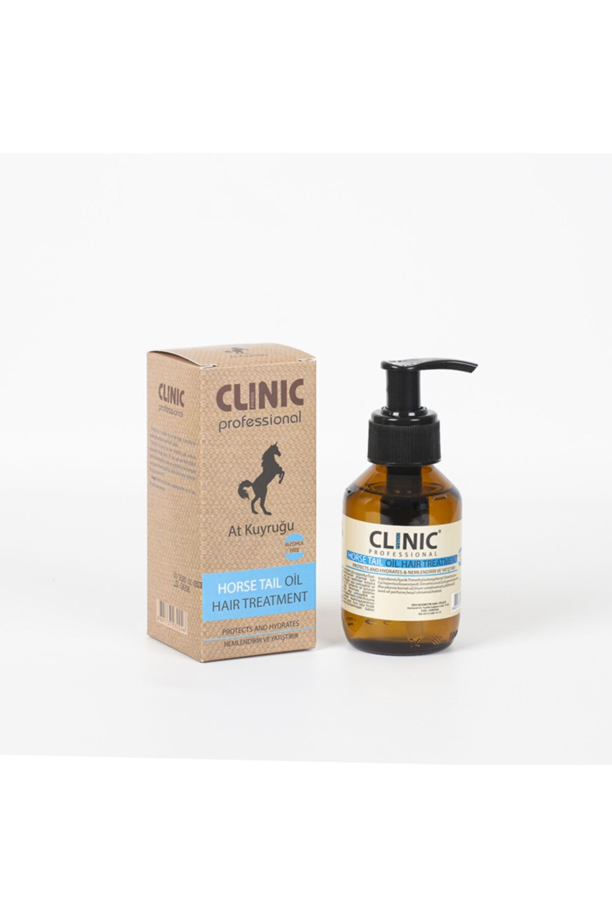 Clinic Pyroo Saç Kalan Durulanmaz At Kuyruğu Bakım Yağı 100 Ml