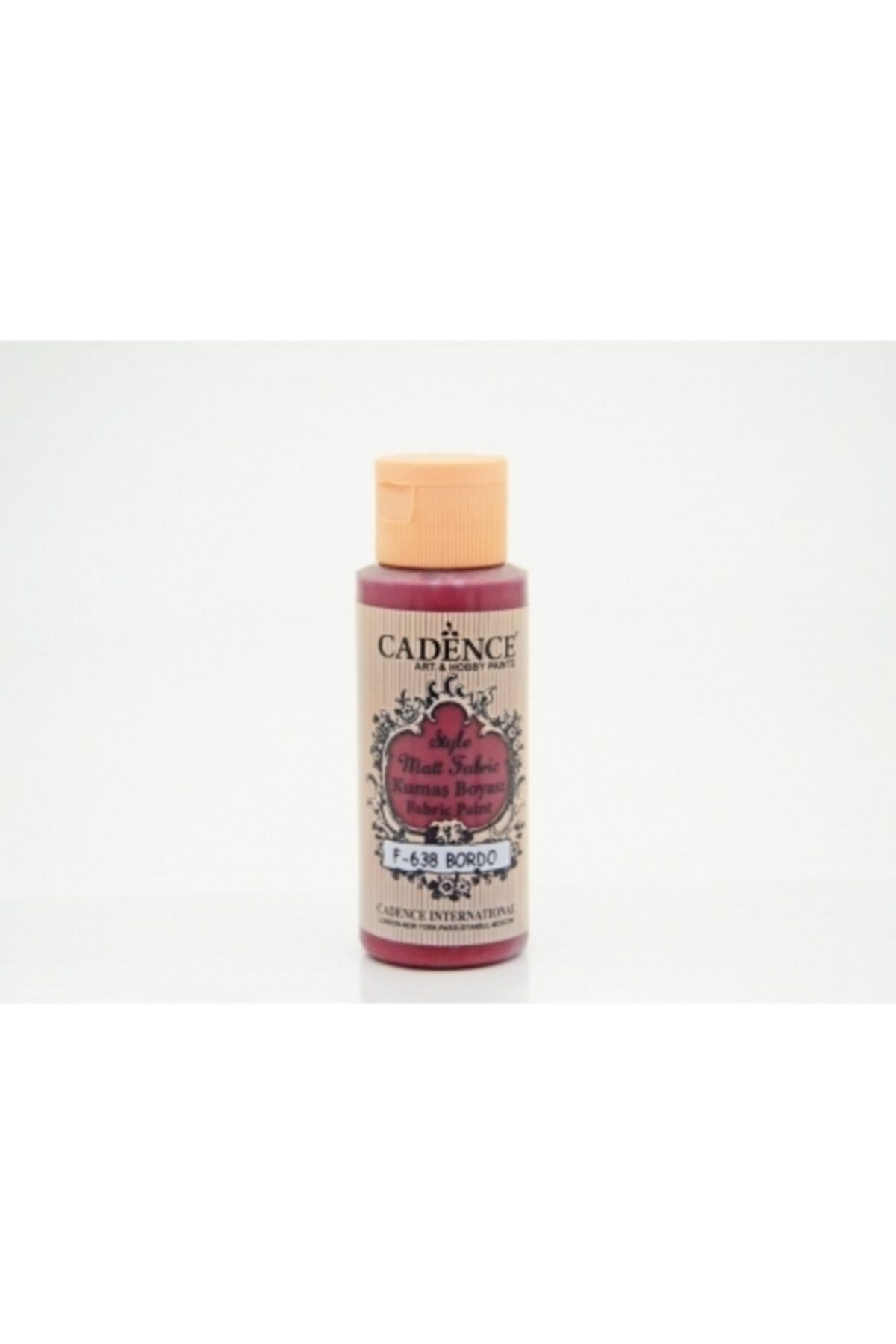 Cadence Bordo Style Matt Kumaş Boya 59 ml F-638