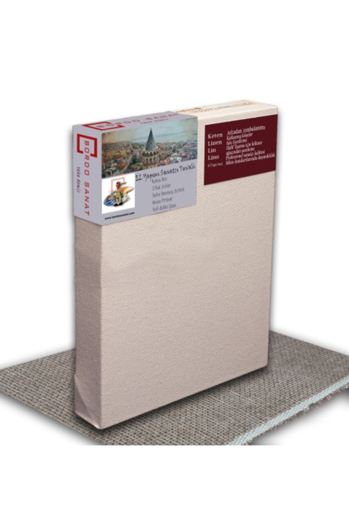 Bordosanat Geleneksel Keten El Yapımı Tuval 50x50 cm