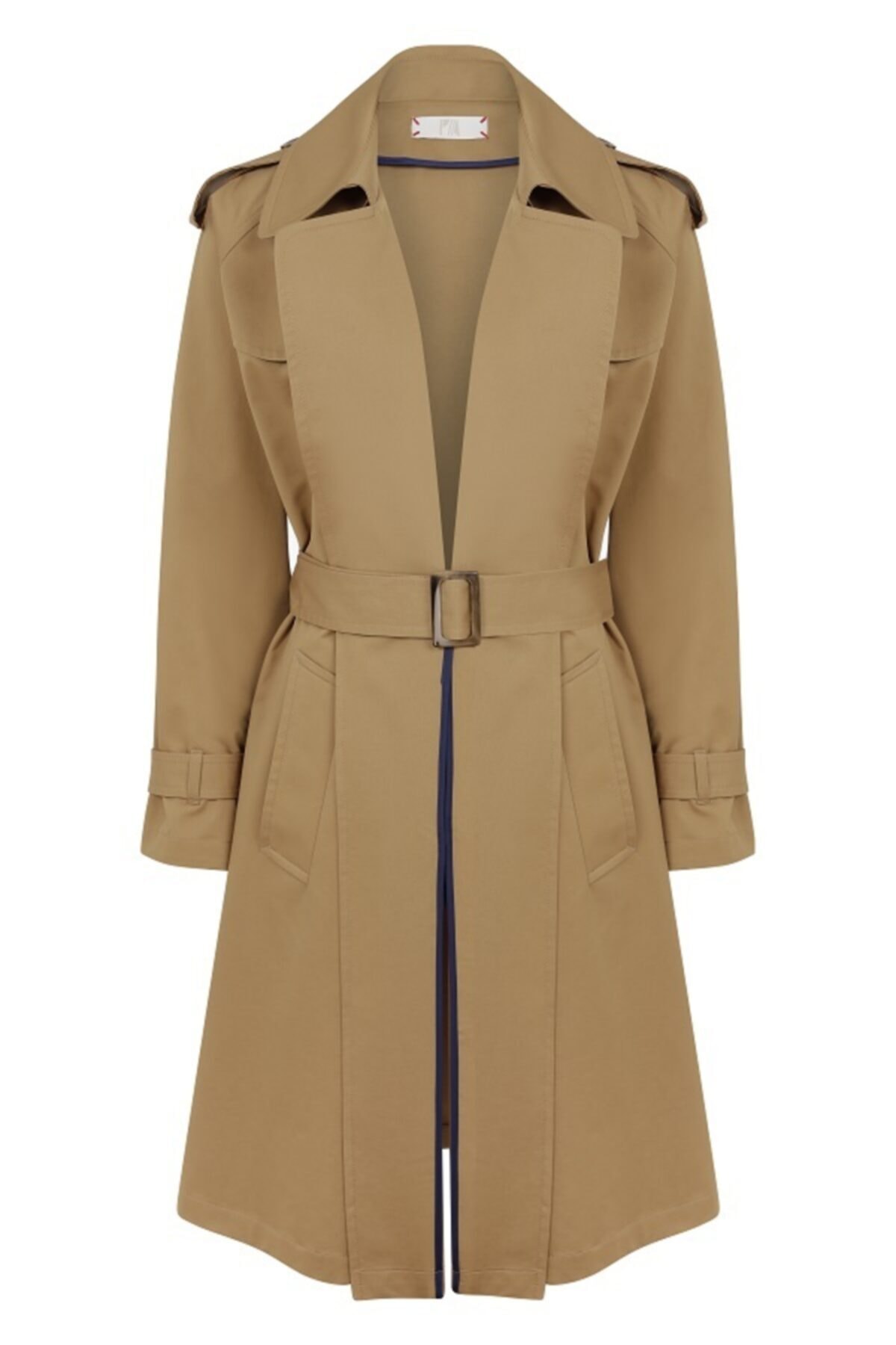 PIA BRAND Kadın Sütlü Kahve Trench