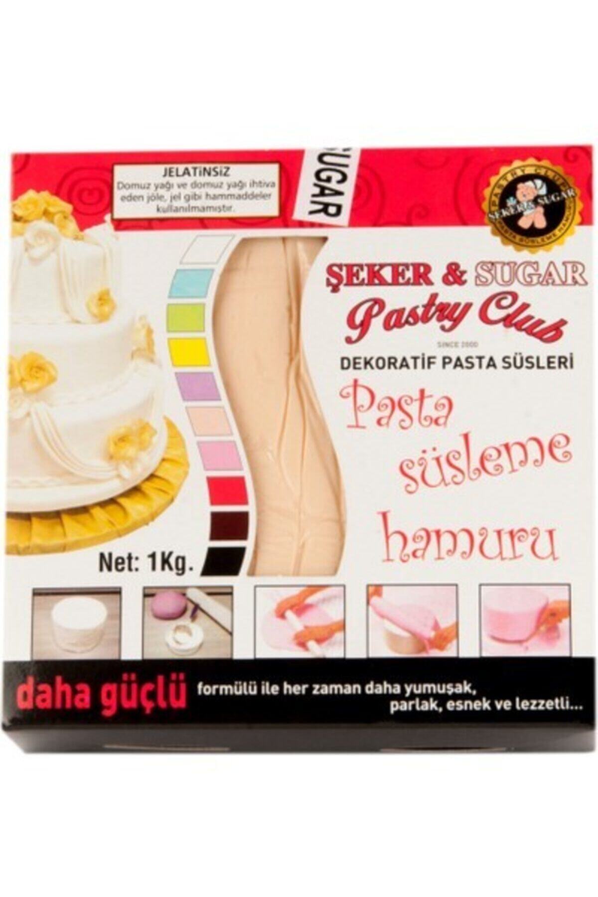 Cakes&Party Şeker&hamuru Şeker Hamuru 1 Kg Ten Rengi