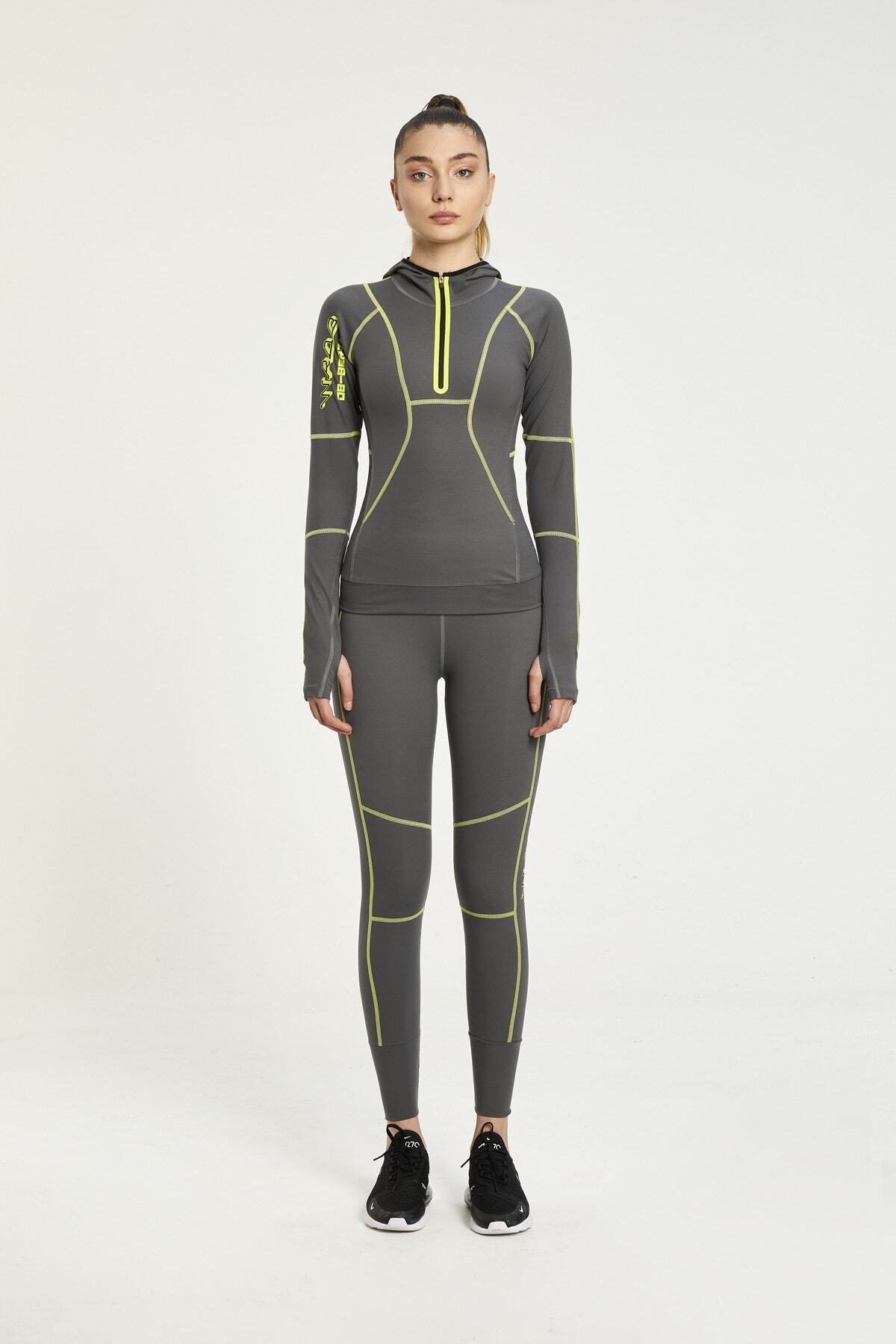 DB BERDAN Kadın Gri Cross-over Gri Ultra Teknolojik Set