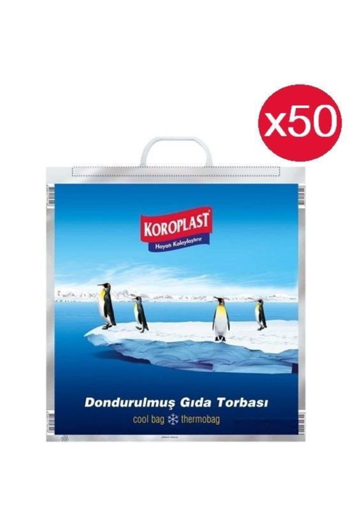 Koroplast Dondurulmuş Gıda Torbası X 50 Adet (50*52)
