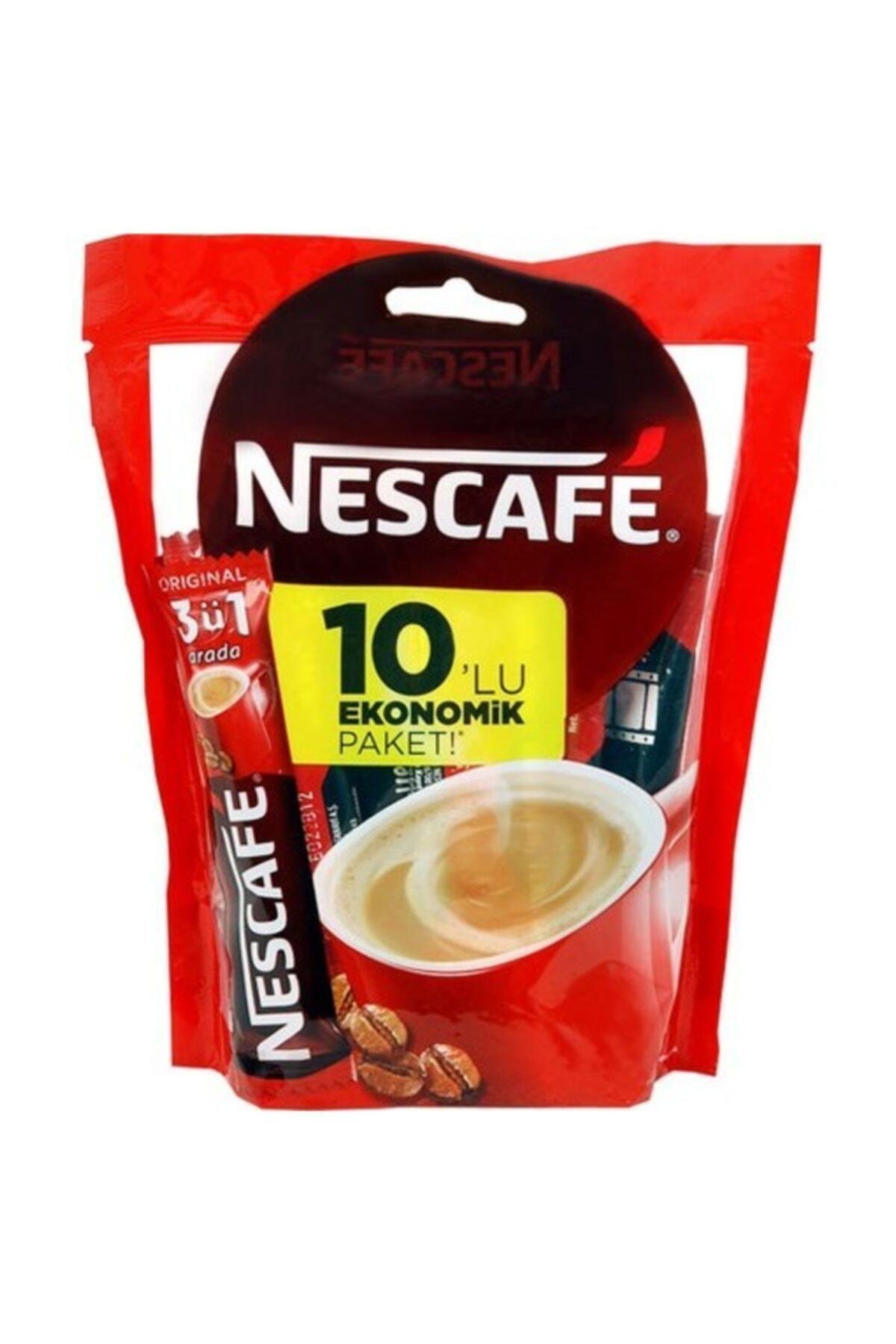 Nescafe Nescafé 3'ü 1 Arada Origrinal 17.5 gr 10'lu