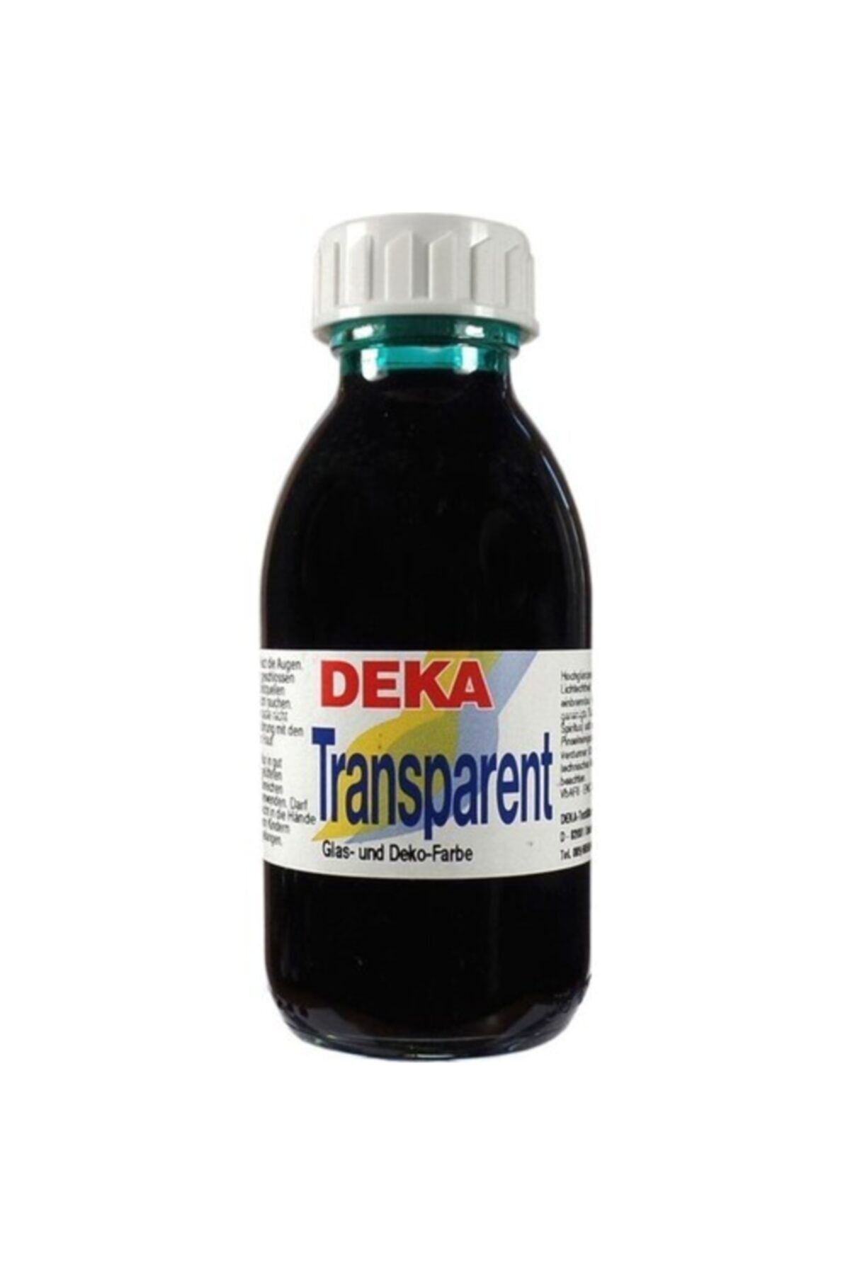 Deka Transparent Cam Boyası 125 ml 02-58 Turkuaz