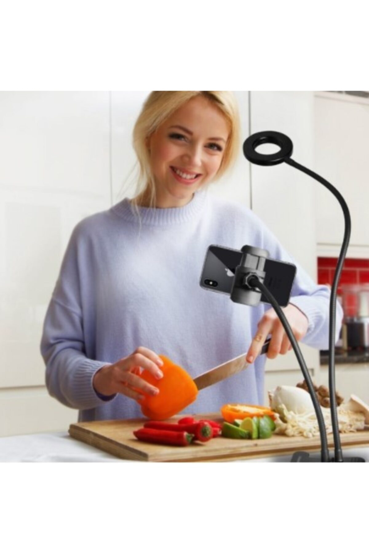 PoyrazGlobal 10'' Büyük Boy Youtuber Akrobat Selfi Çekim Aparatı