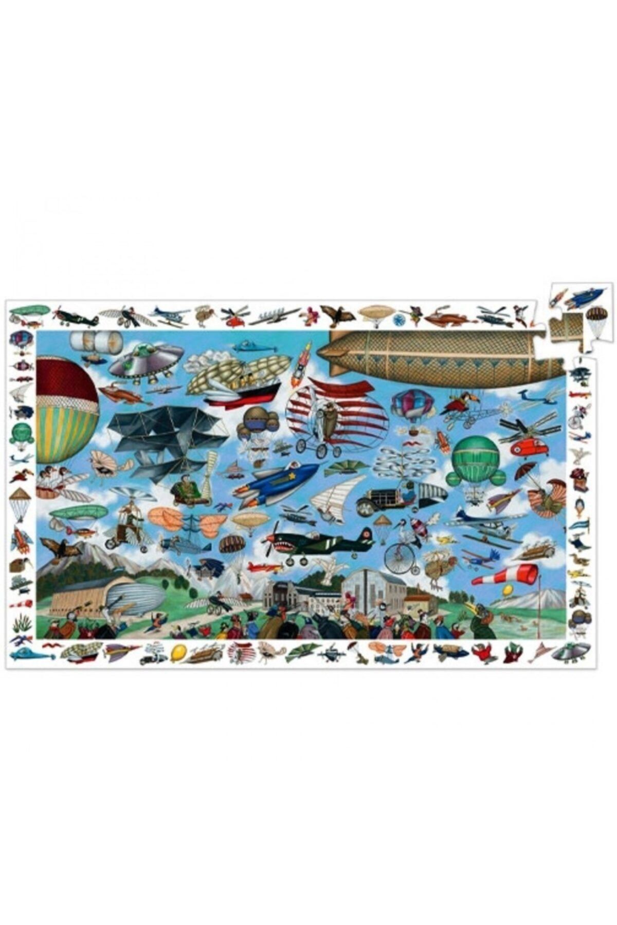 djeco Klasik Puzzle 200 Parça/aero Club