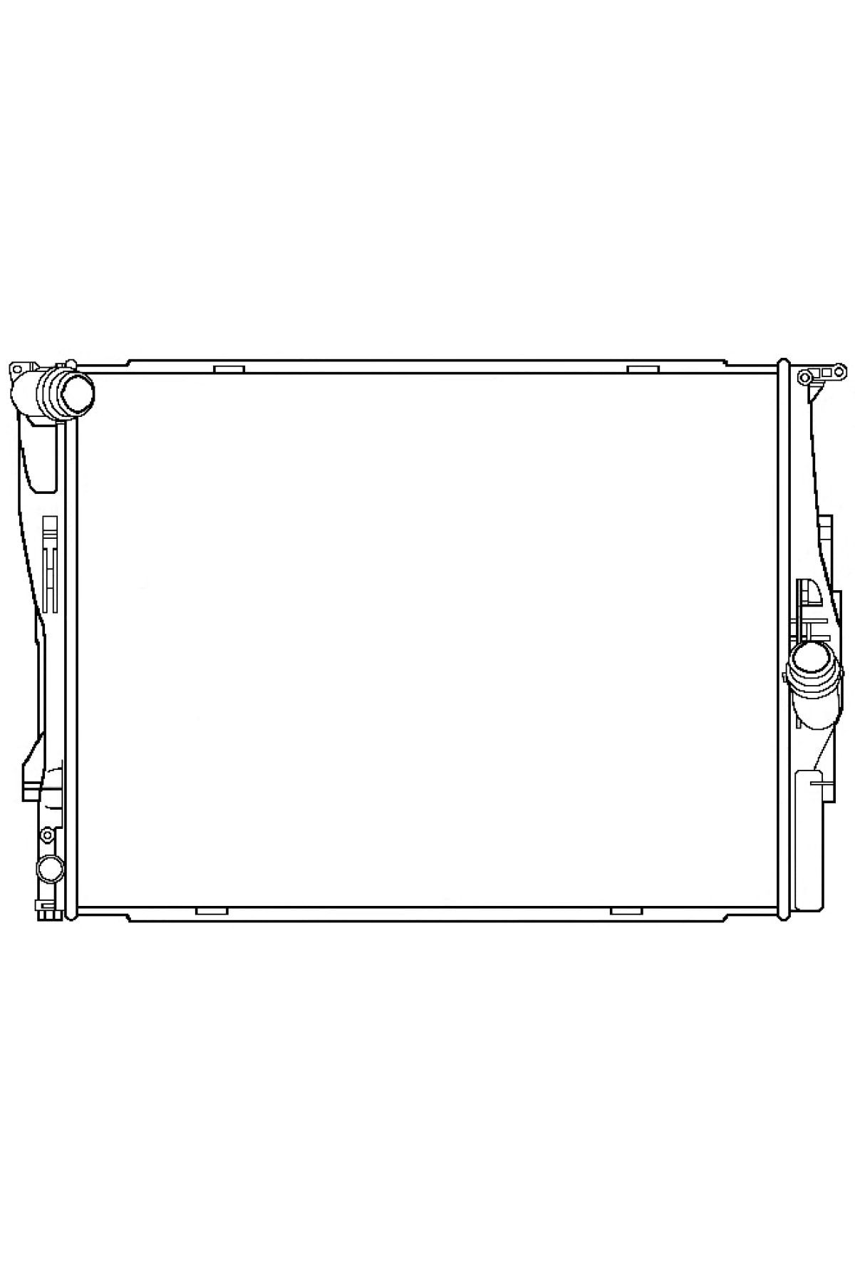 TACLAR Radyatör E81-e87-e90-e91 Oem: 17117559273