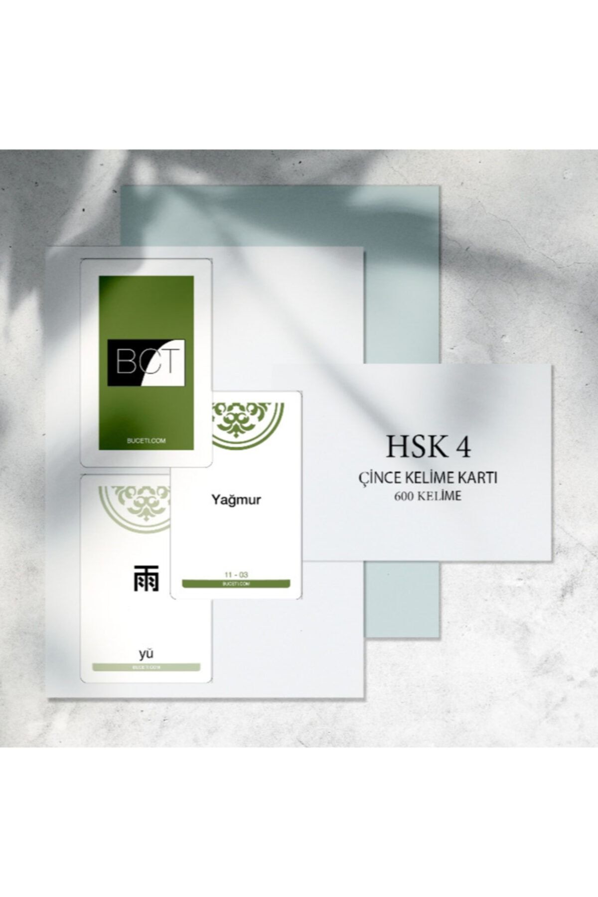 BUCETİ Çince Kelime Kartı Hsk 4