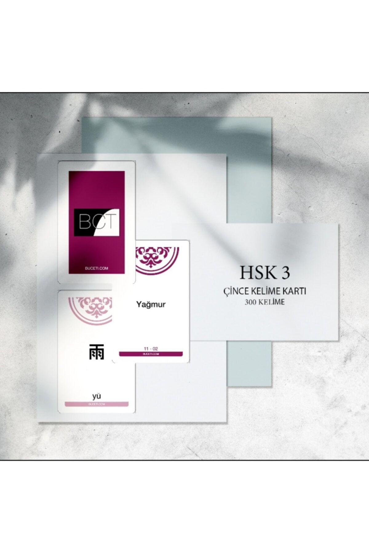 BUCETİ Çince Kelime Kartı Hsk 3