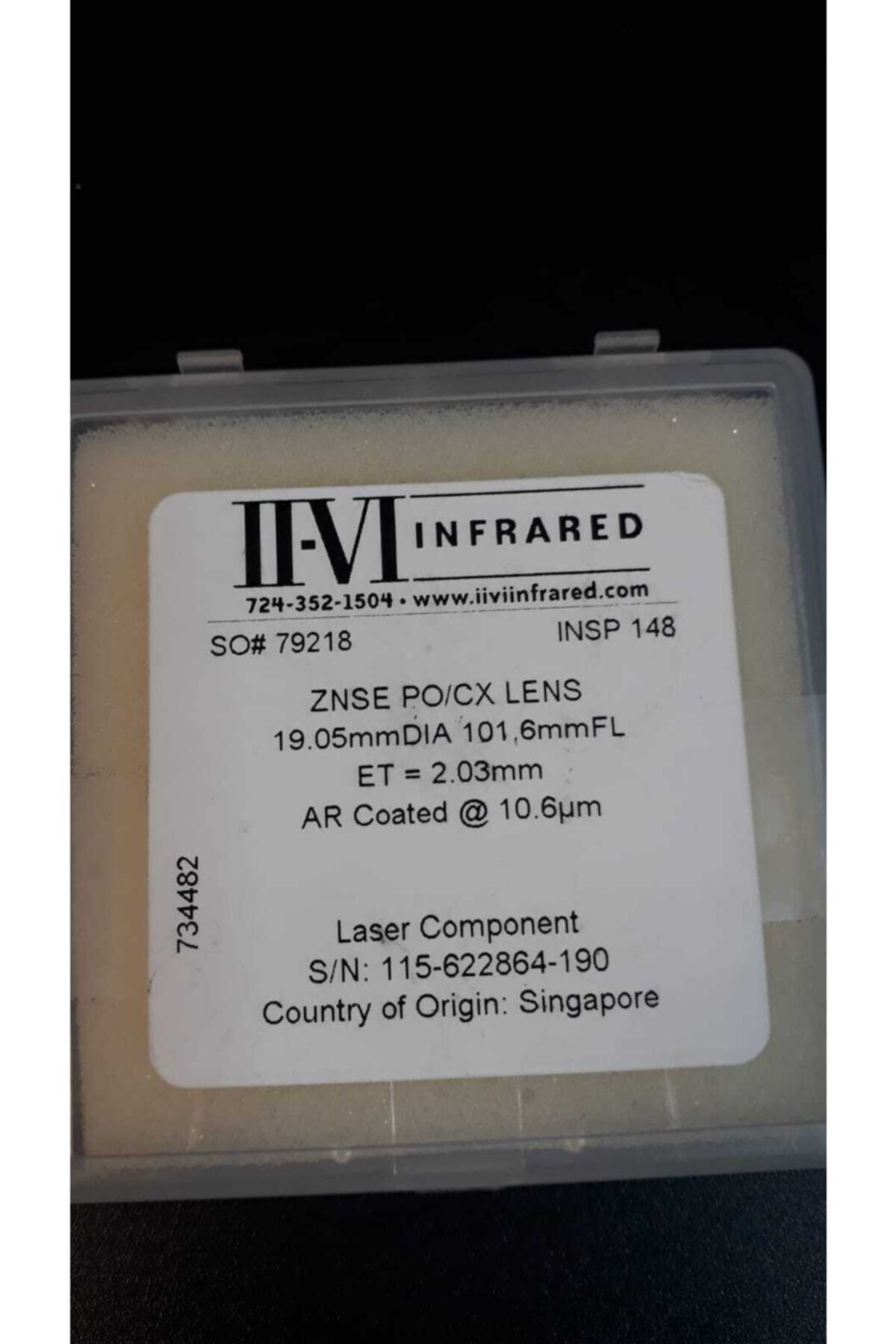 İnfrared Lazer Lens