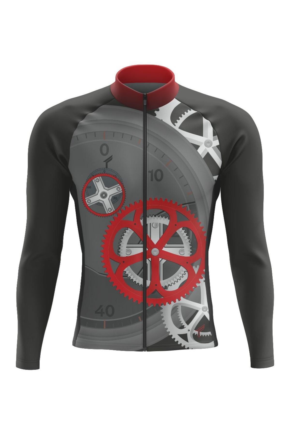 Freysport Unisex Siyah Crank Bisiklet Forması