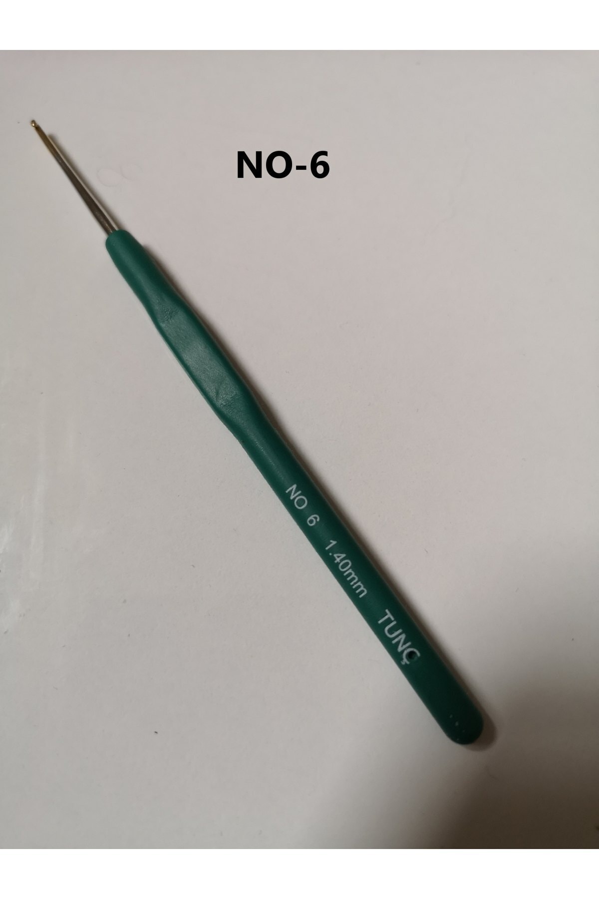 Tunç Elastik Saplı Dantel Tığ No-6