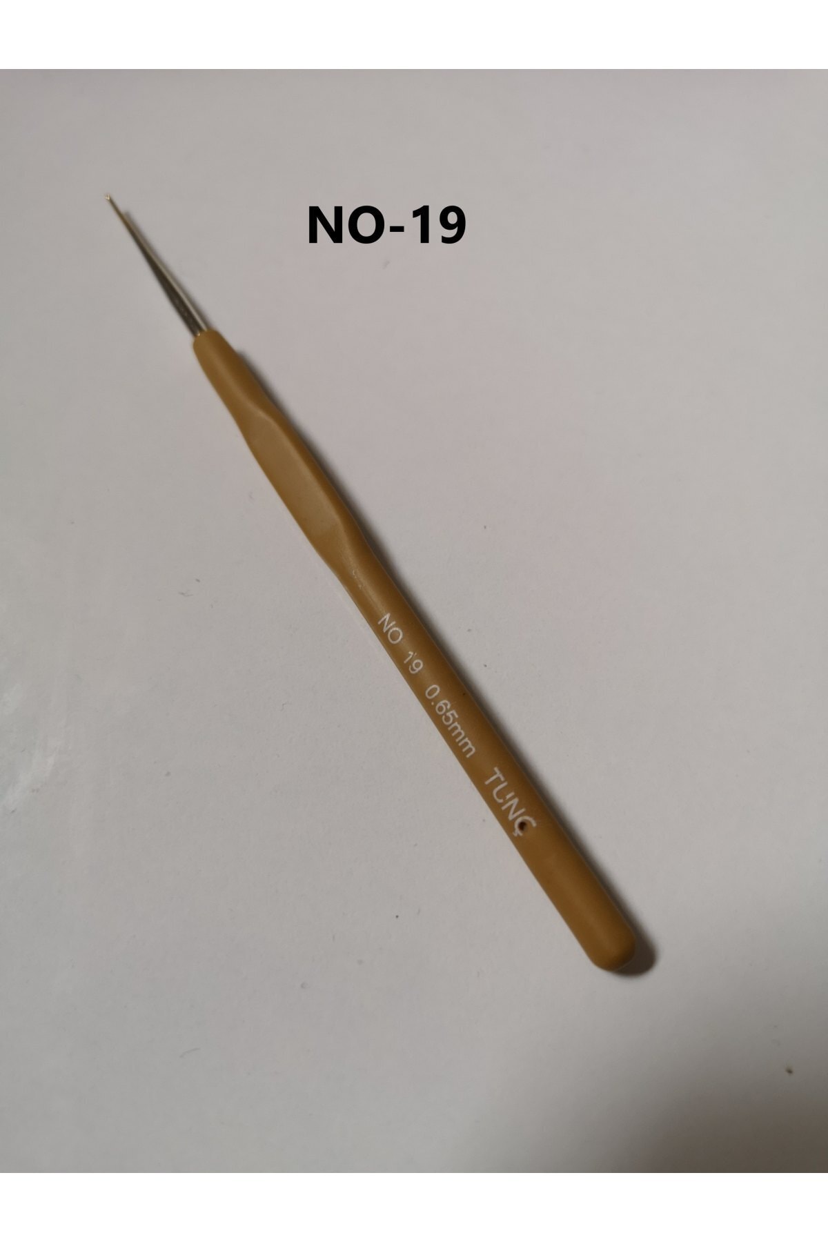 Tunç Elastik Saplı Dantel Tığ No-19