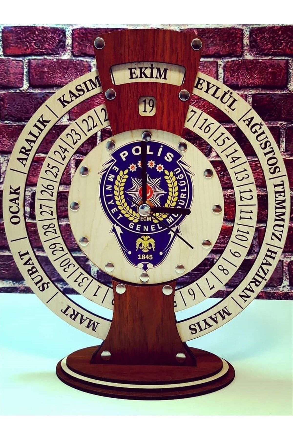 kendiemeğim Takvimli Polis Saat