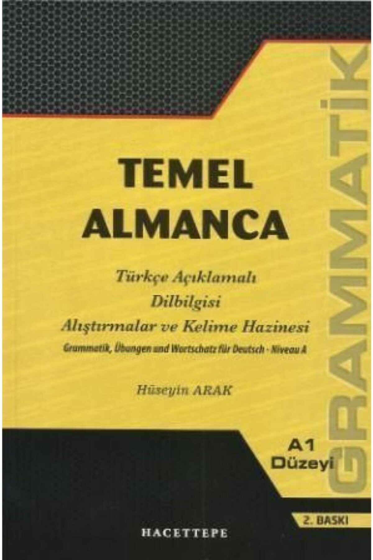 Hacettepe Taş Hacettepe Yayınları Temel Almanca A1 Düzeyi Hüseyin Arak