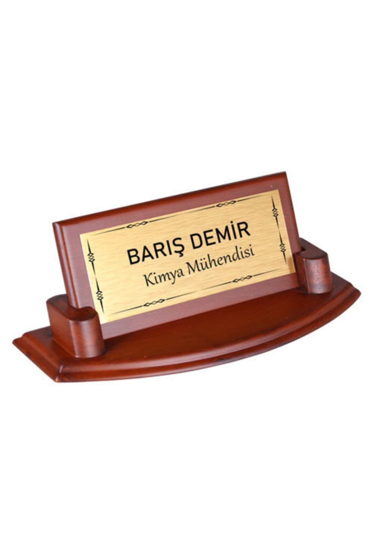 Yerli Ahşap Masa Isimliği - Ceviz