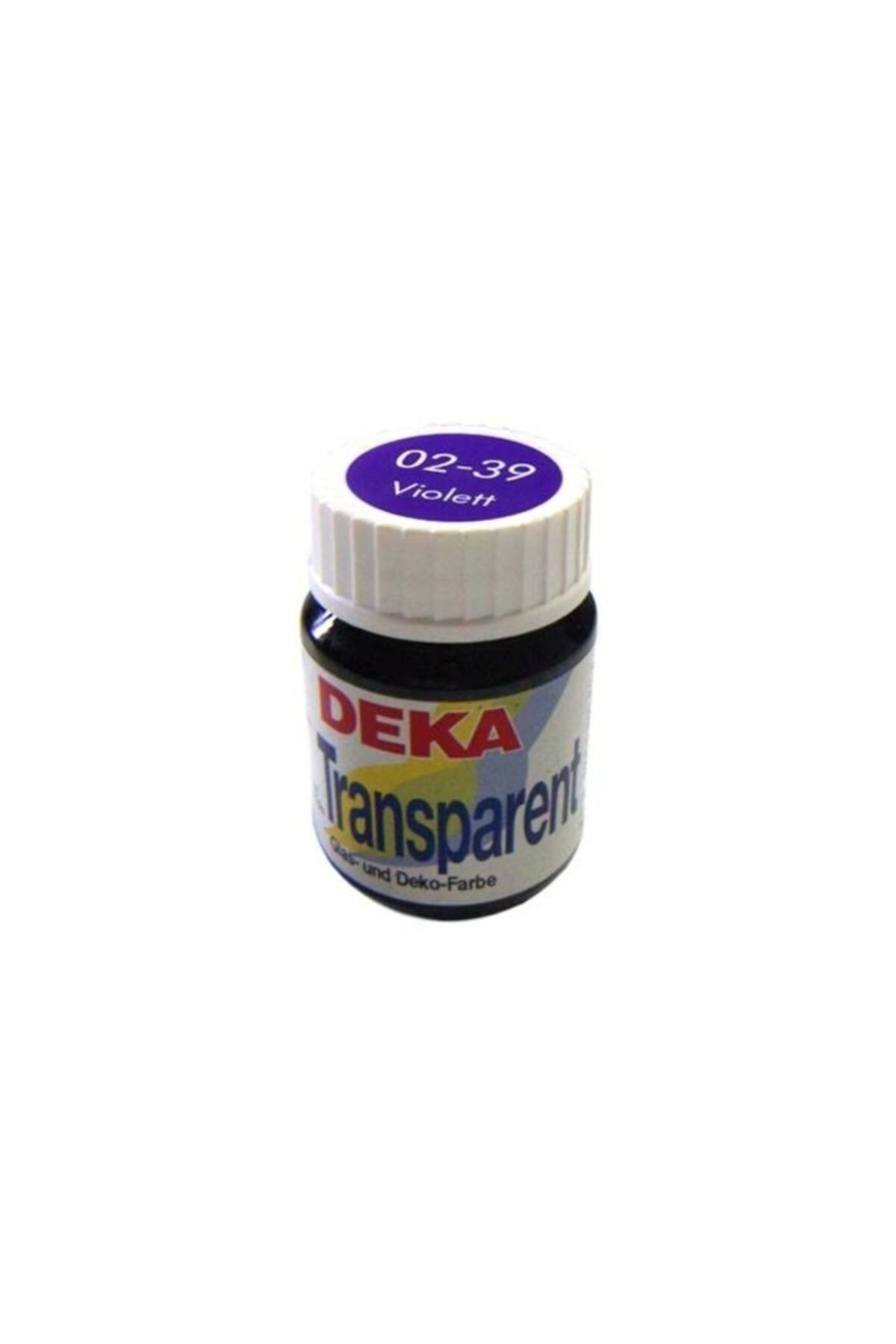 Deka Transparent Cam Boyası 25 Ml. 02-39 Violett (mor)