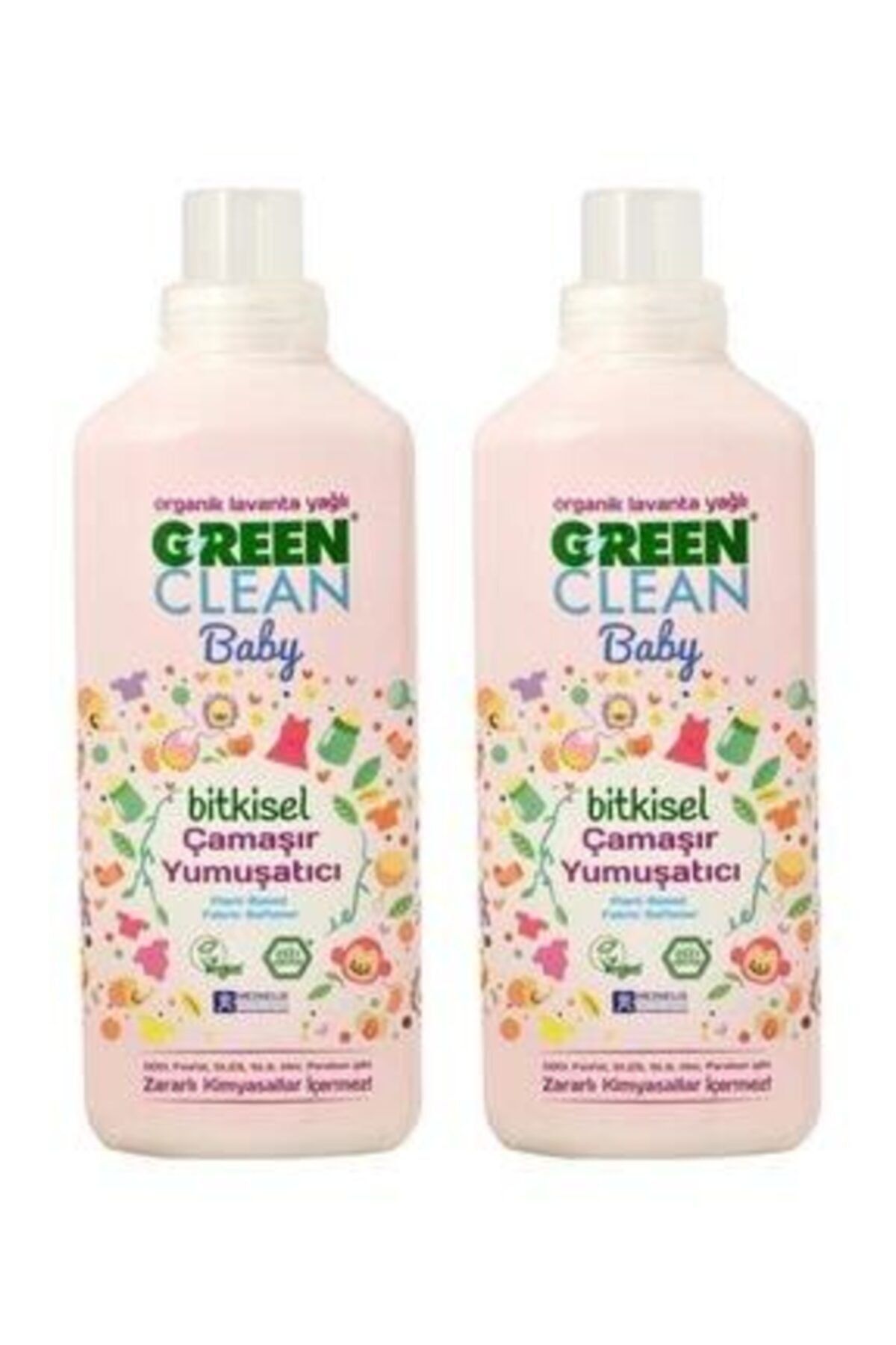 U Green Clean Green Clean Baby Bitkisel Çamaşır Yumuşatıcı 1000ml 2 Li Set