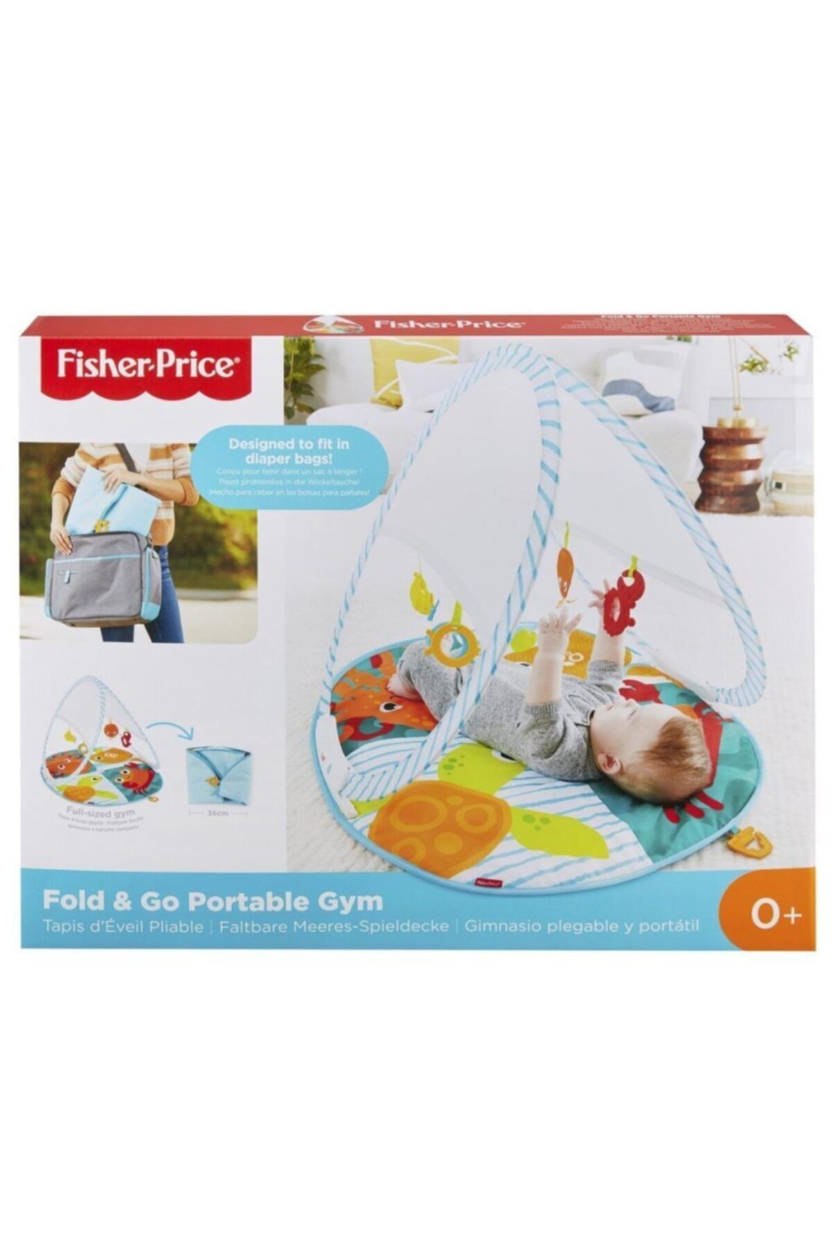 FISHER PRICE Fxc15 Fp Taşınabilir Jimnastik Merkezi Renkli Dostlar