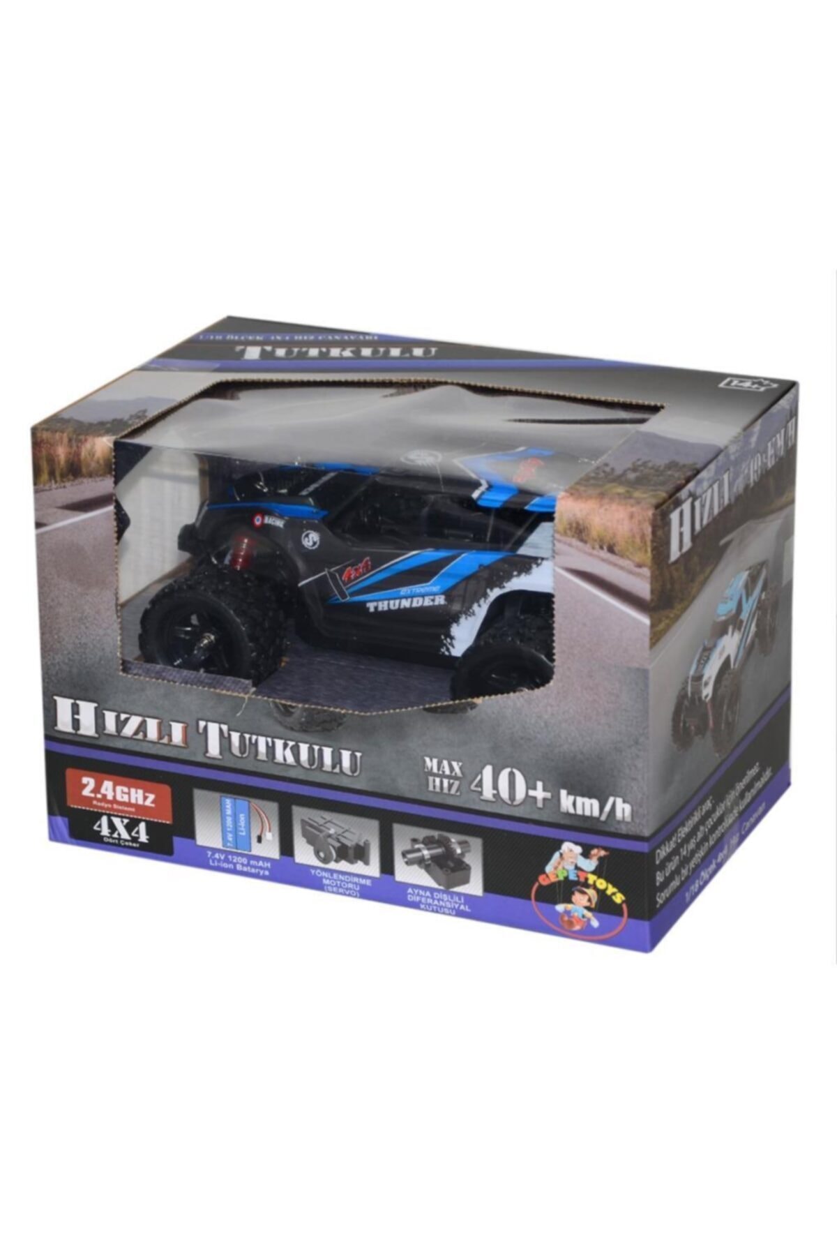 Gepettoys Elektrikli Kumandalı Hız Canavarı