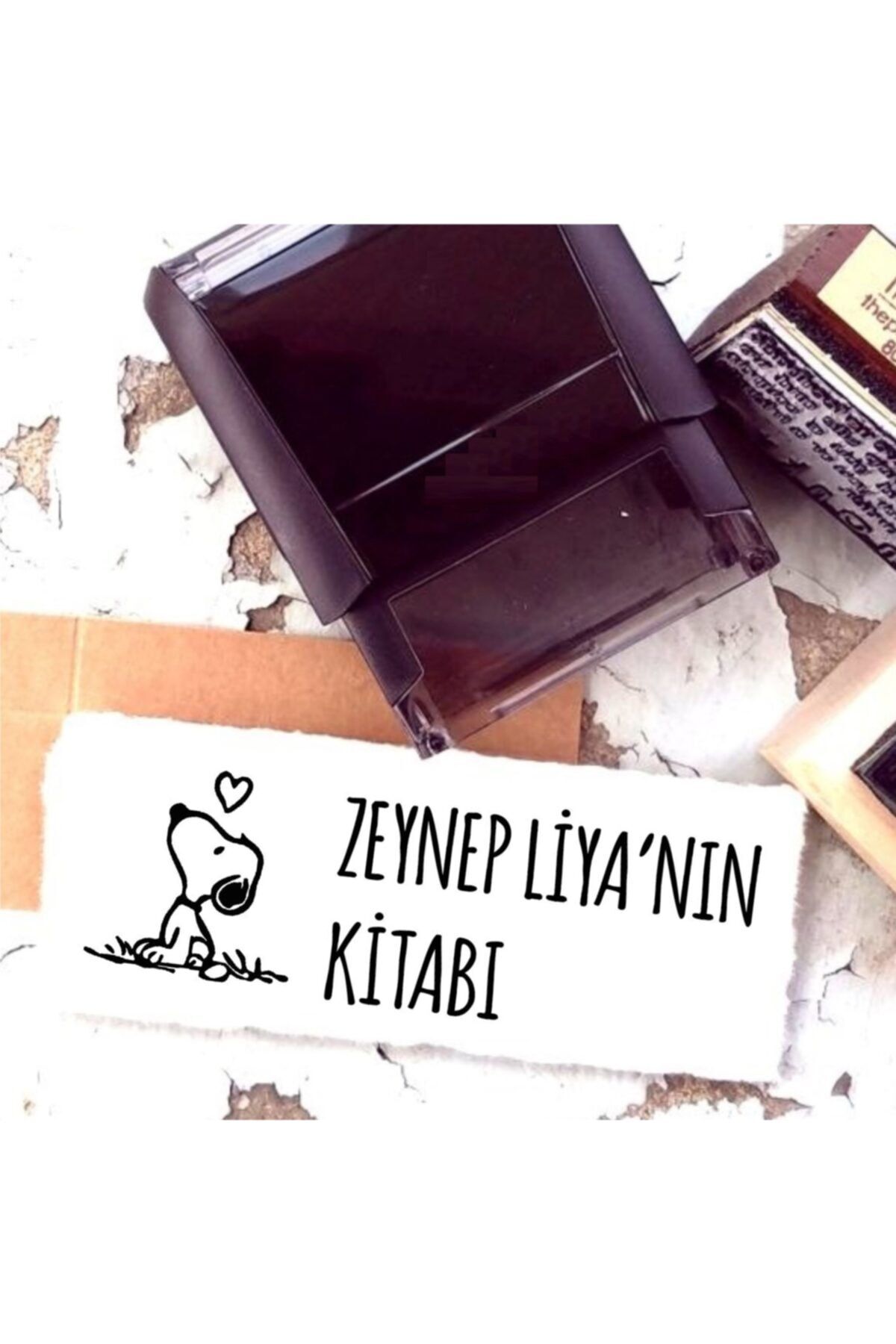 EHediyeci Kişiye Özel Tasarım Isim Yazılı Kitap Kaşesi 33