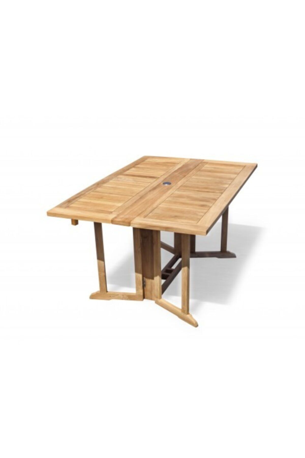 ENGUZELBANYO Iroko Bahçe Masası 90x160cm Teak Masa