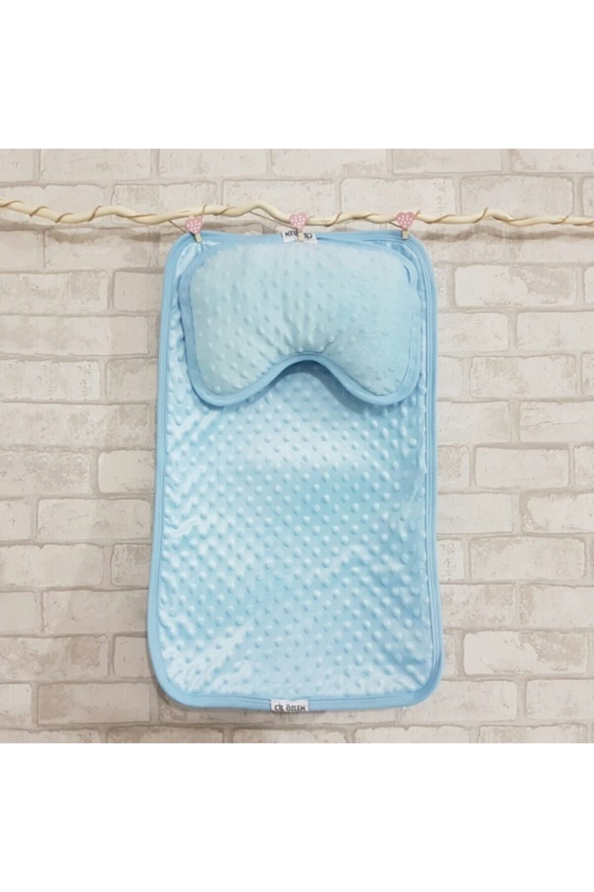 CemBebe Alt Açma Nohut Alt Değiştirme Minderi Bebek Giyim Beyaz