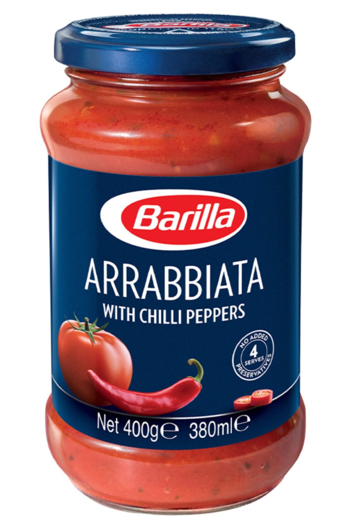 Barilla Acılı Ve Domatesli (arabbiata) Makarna Sosu 400 Gr.
