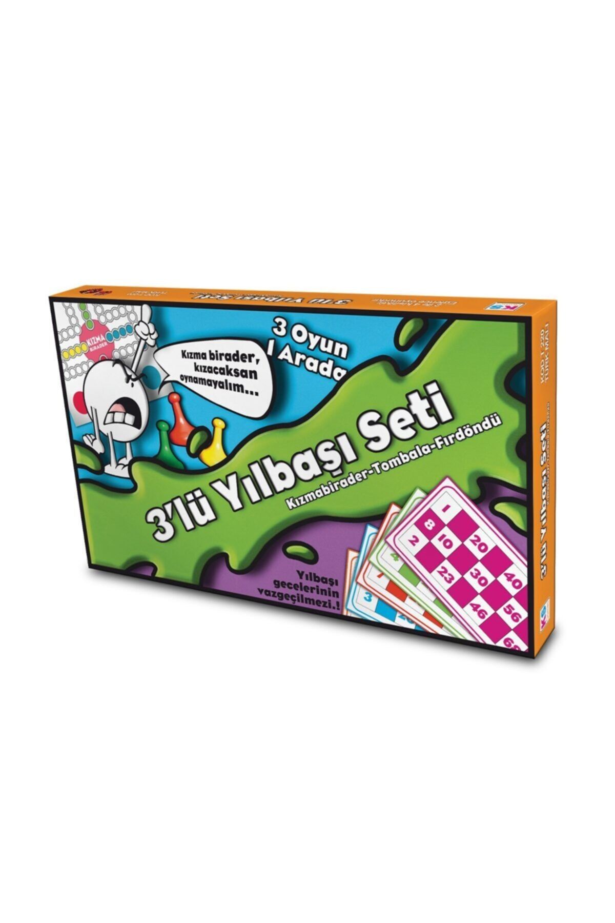 Ks Puzzle Yılbaşı Seti 3lü Eğlenceli Oyunlar Tombala Kızmabirader Fırdöndü