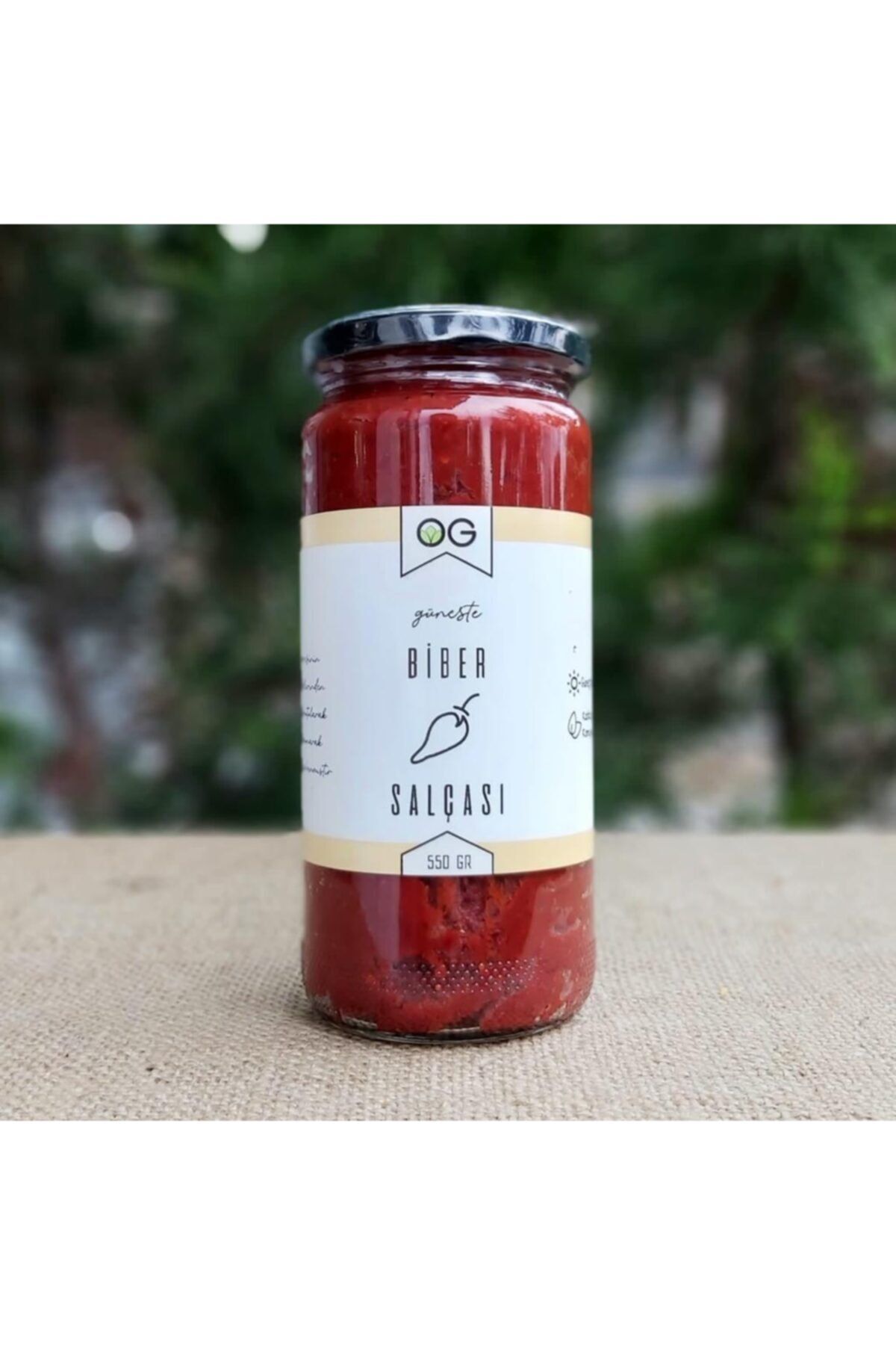 OG natural Tatlı Biber Salçası 500 gr