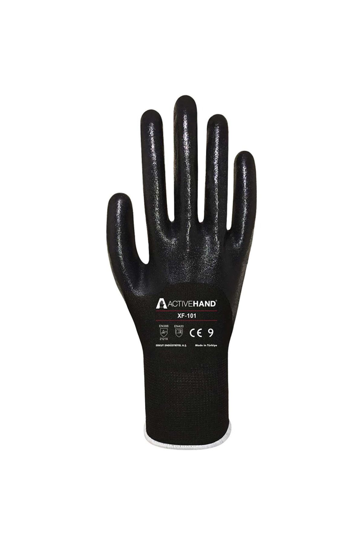 ACTIVEHAND Active Hand Xf101 Köpük Nitril Kaplı Iş Eldiveni 10 Numara (10 Çift)