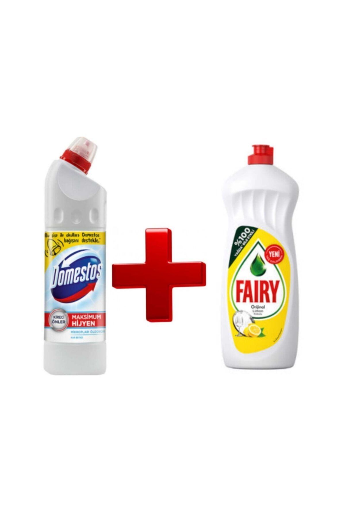 Fairy Domestos Ultra Yoğun 750 ml ve Bulaşık Detarjanı 750 ml