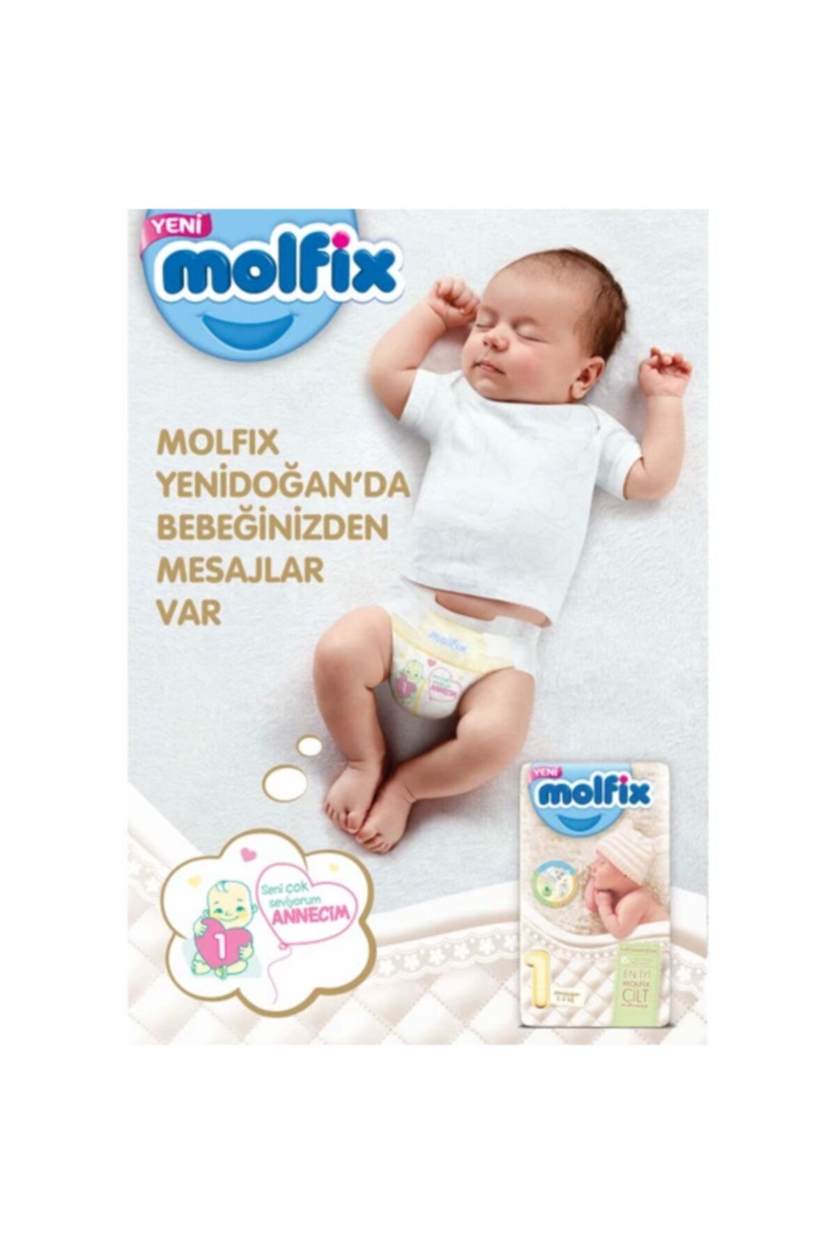 molfix bebek bezi 1 beden yenidogan super firsat paketi 120 adet islak mendil hediyeli fiyati yorumlari trendyol
