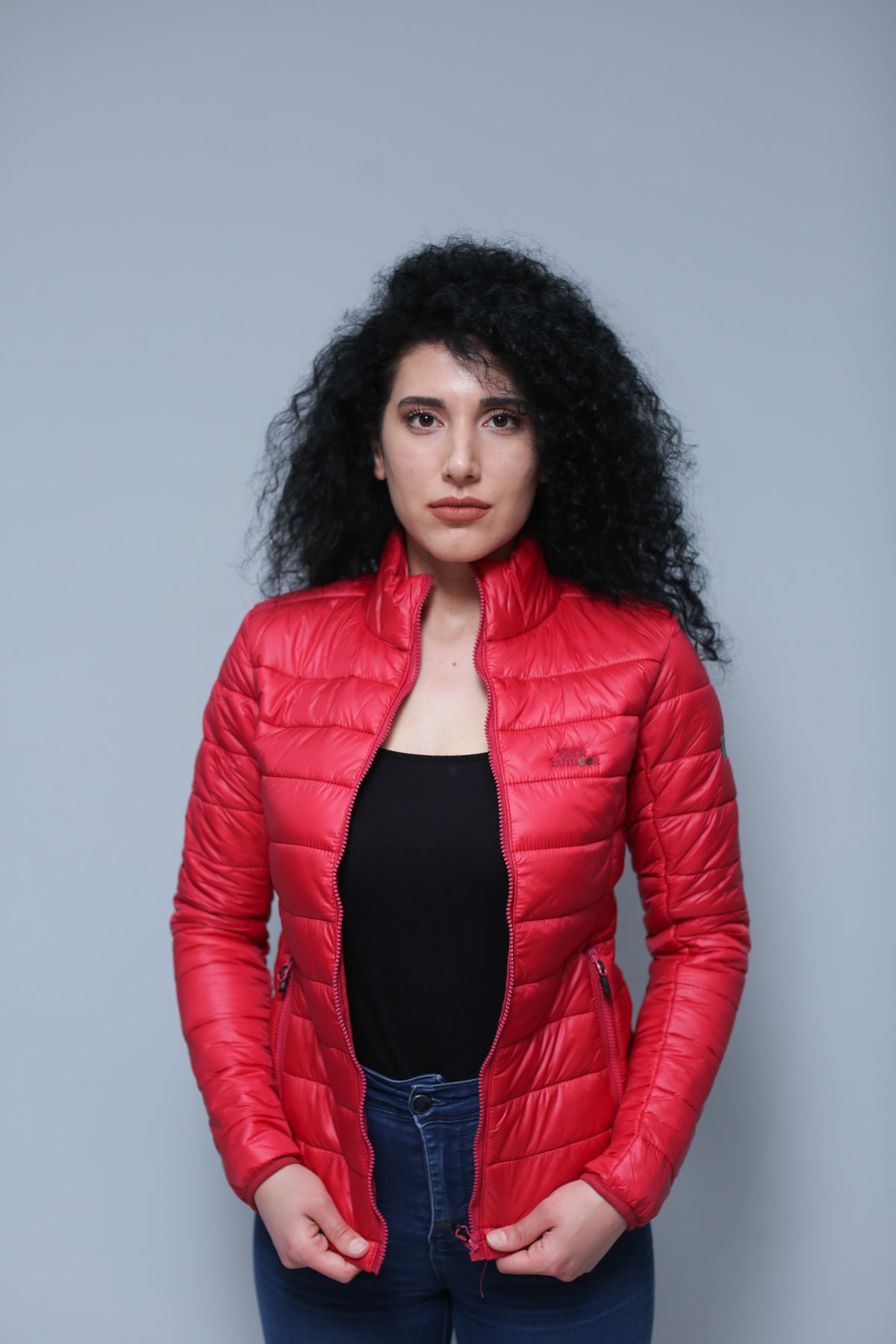 SİBER OUTDOOR Kadın Kırmızı Northern Şişme Mont