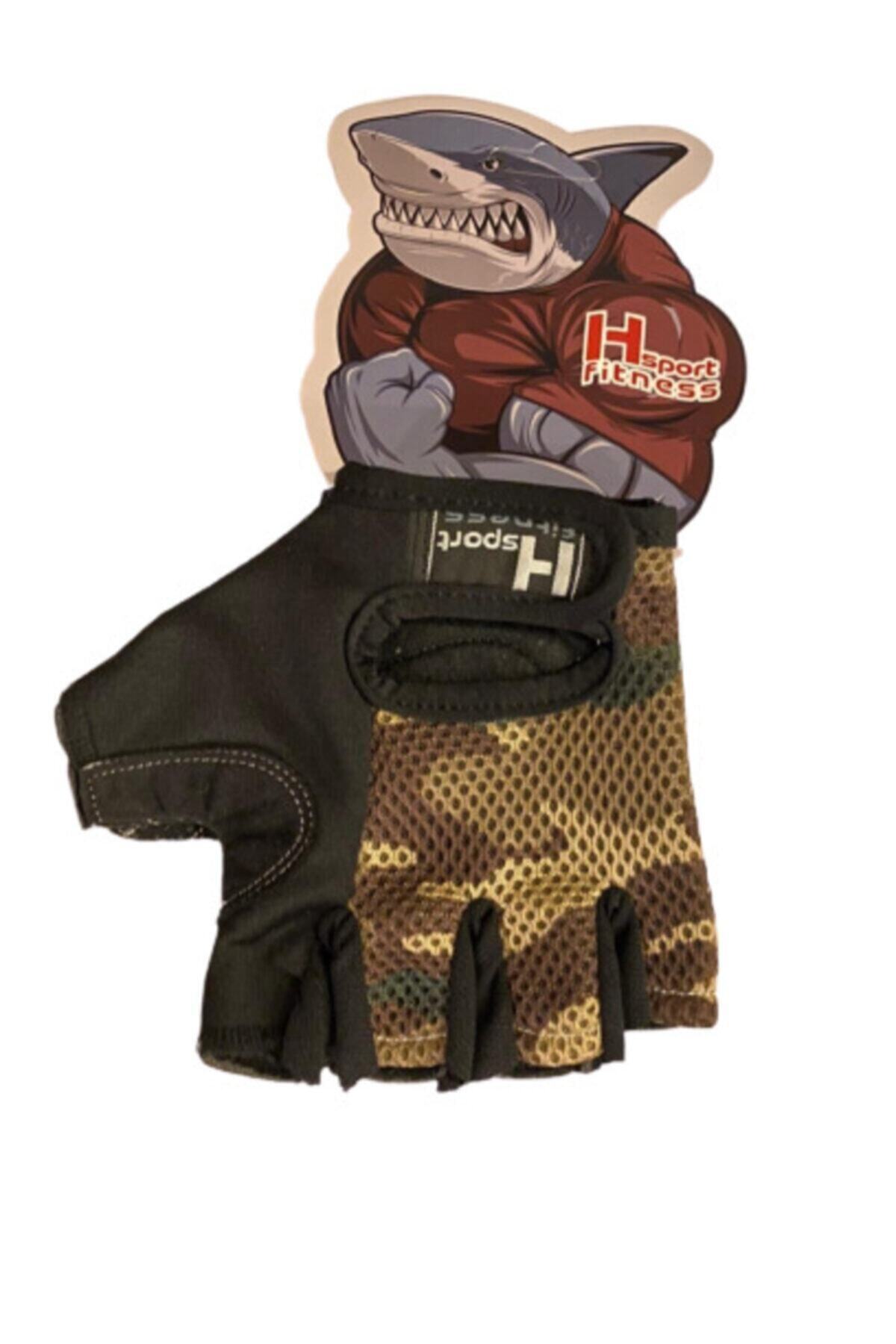 Hsport Kamuflajlı Fitness Ağırlık Eldiveni