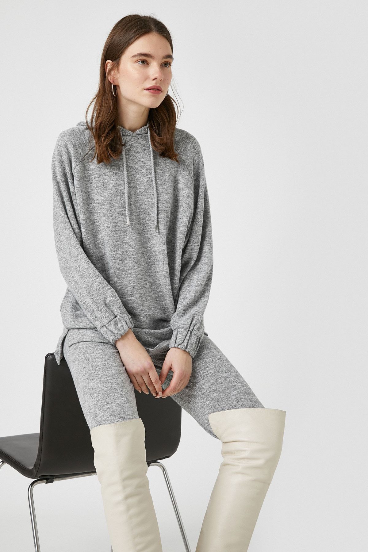 Koton Kadın Gri Tunik 1KAK18389CK