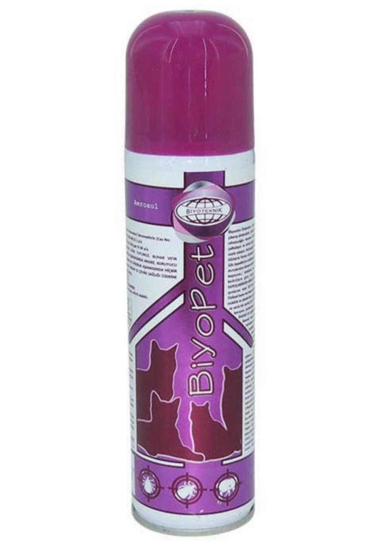 biyoteknik biyopet aerosol kedi bit pire kene spreyi 150ml fiyati yorumlari trendyol