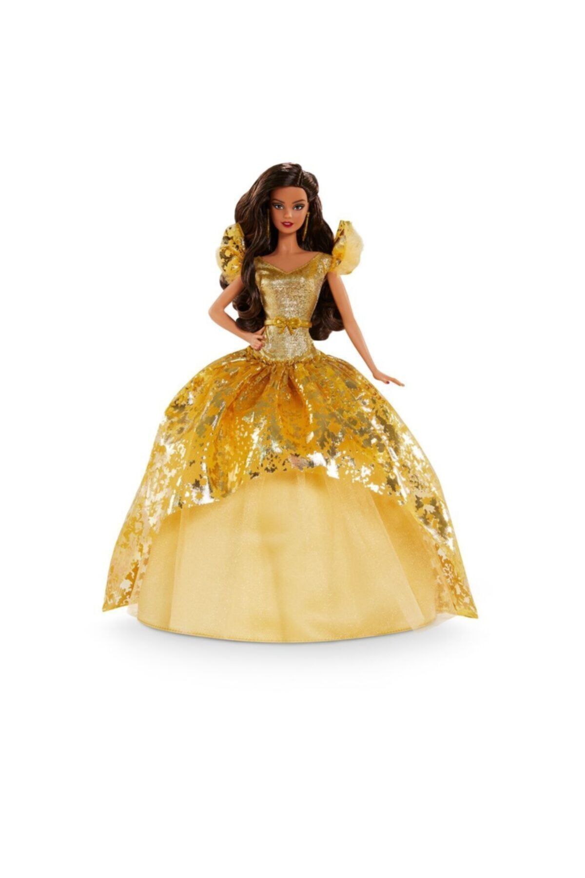 barbie 2020 mutlu yillar bebegi esmer ght56 fiyati yorumlari trendyol
